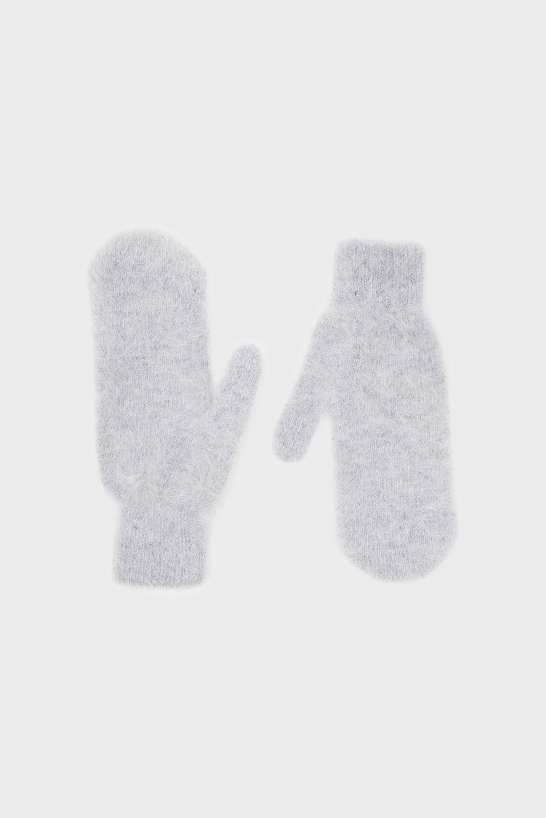Pale grey mohair mittens_2