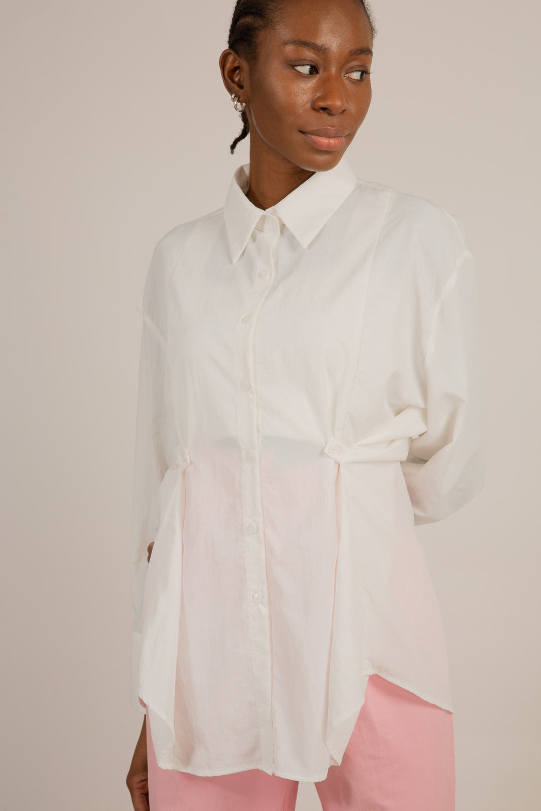 White long tailored shirt_1