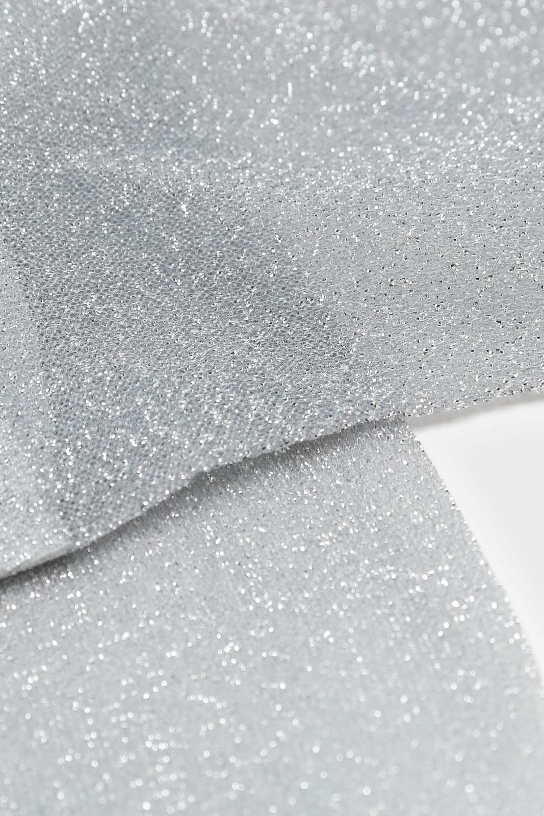 Silver glitter superstar socks_2