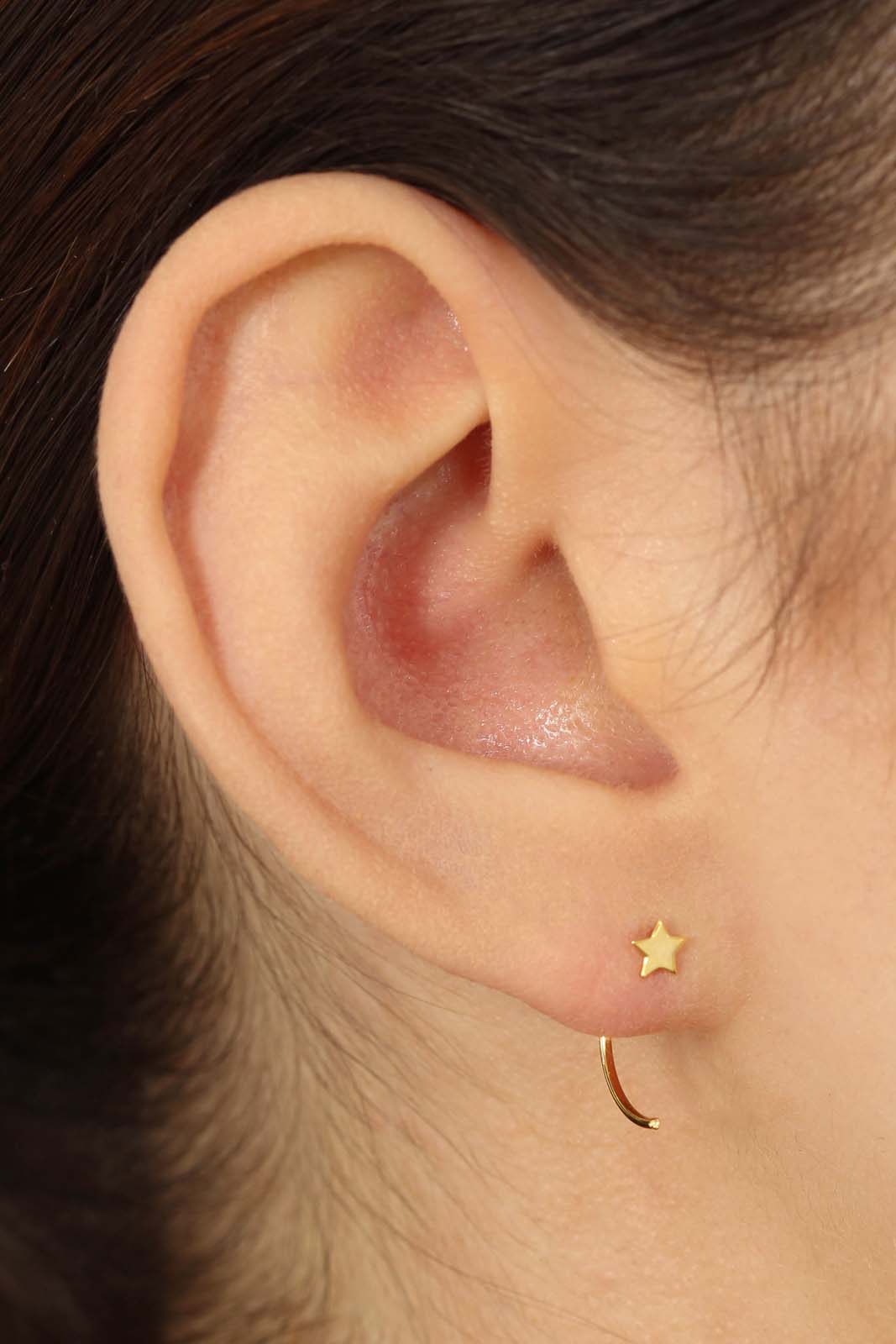 Gold star half hoop_2