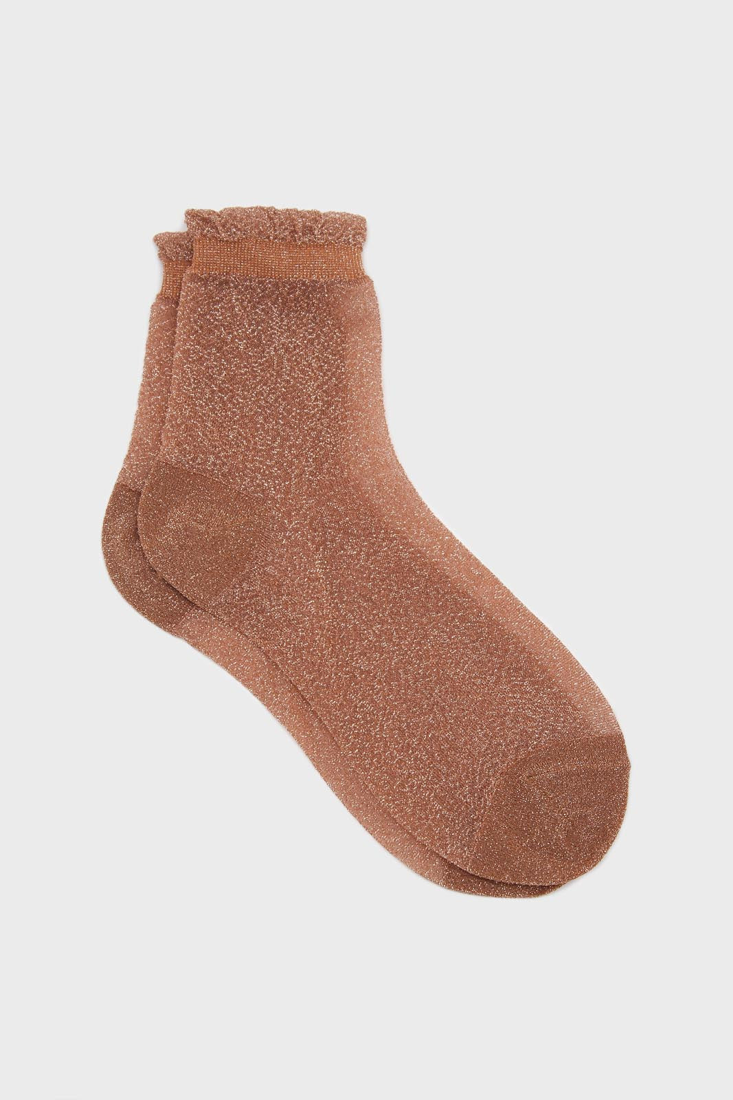 Dusty rose pink glitter superstar socks_1