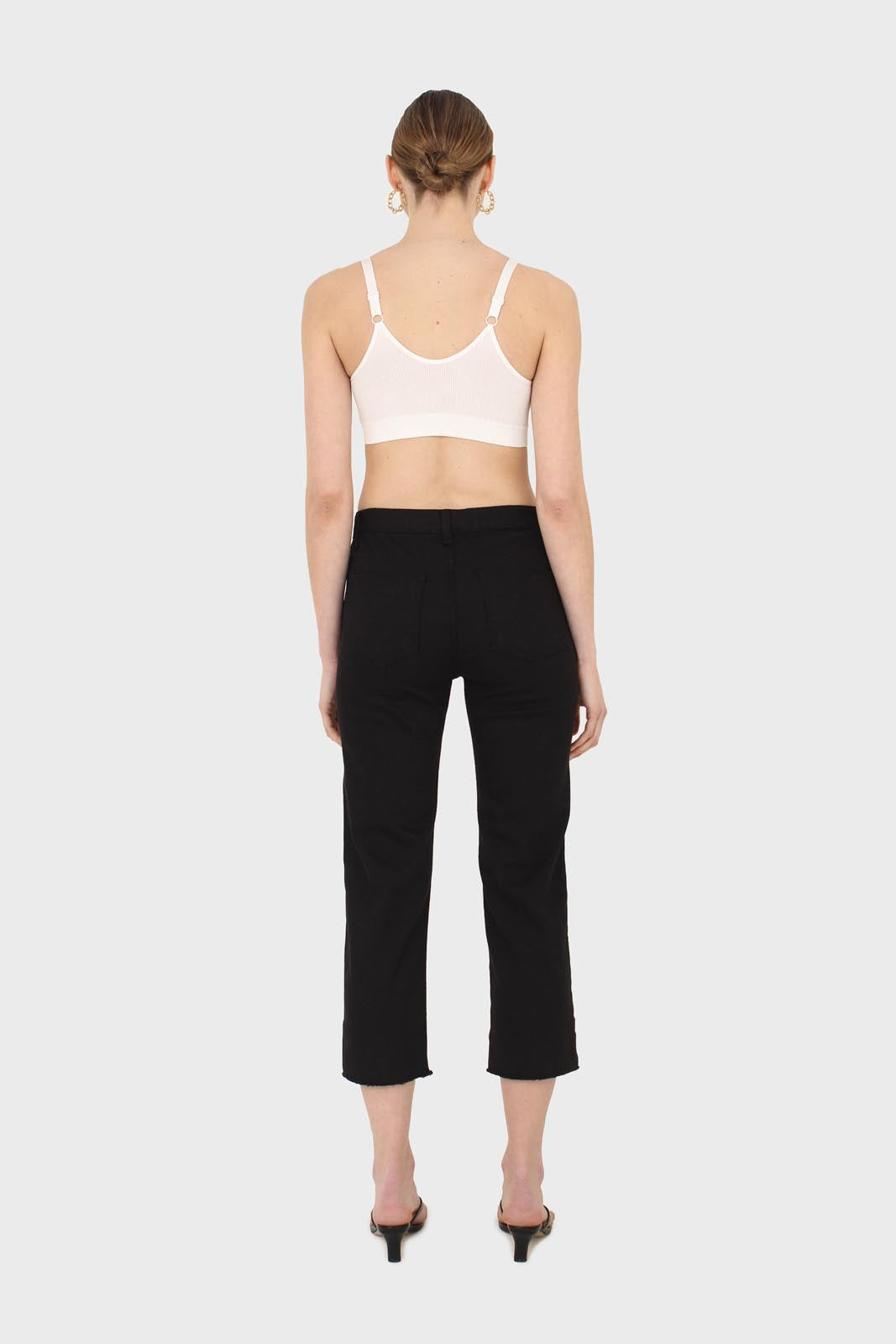 Black cut bottom boyfriend jeans - 2005_8