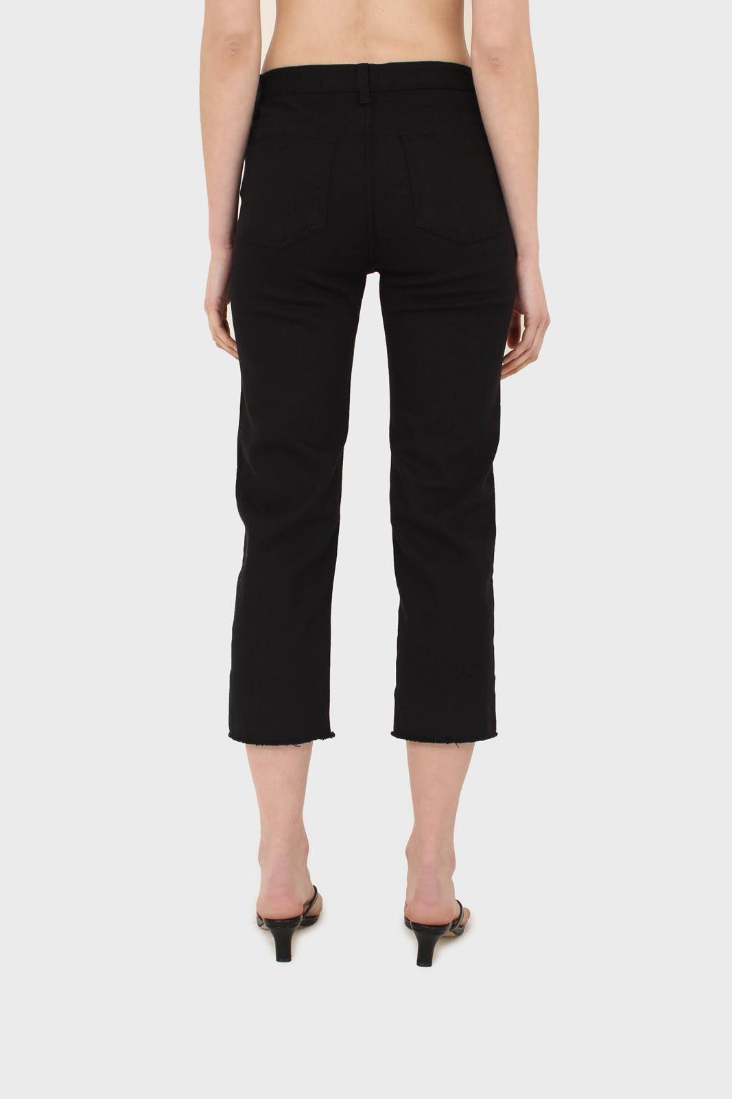 Black cut bottom boyfriend jeans - 2005_3