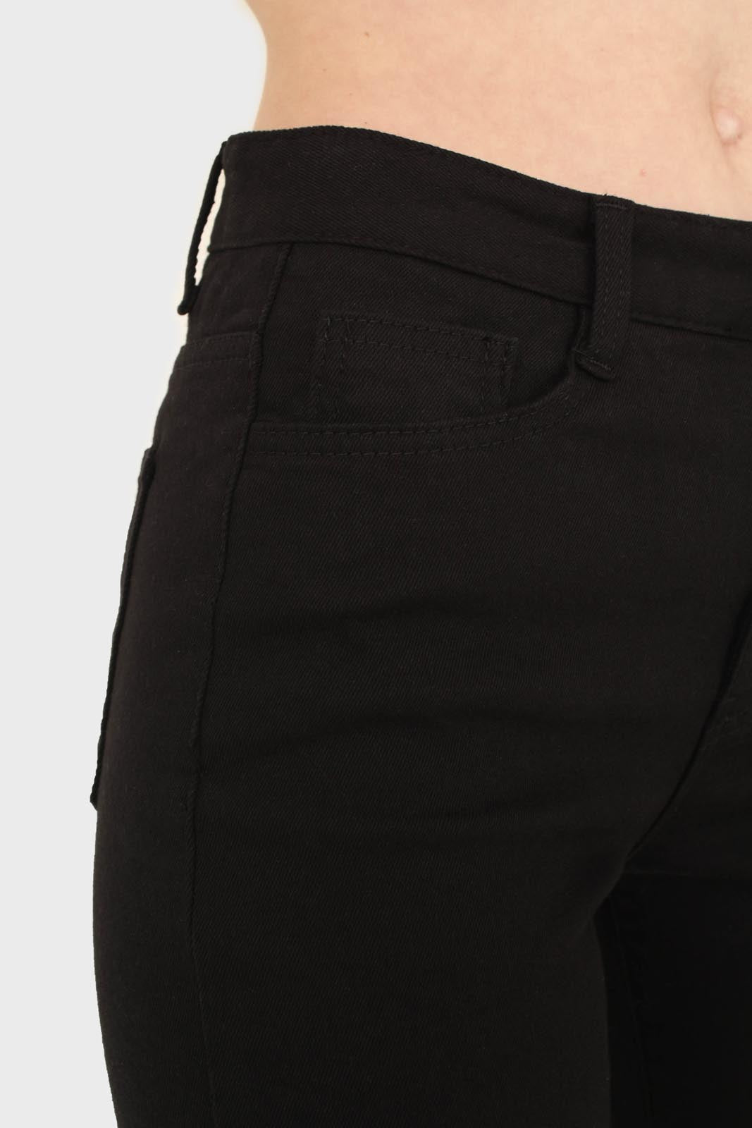 Black cut bottom boyfriend jeans - 2005_6