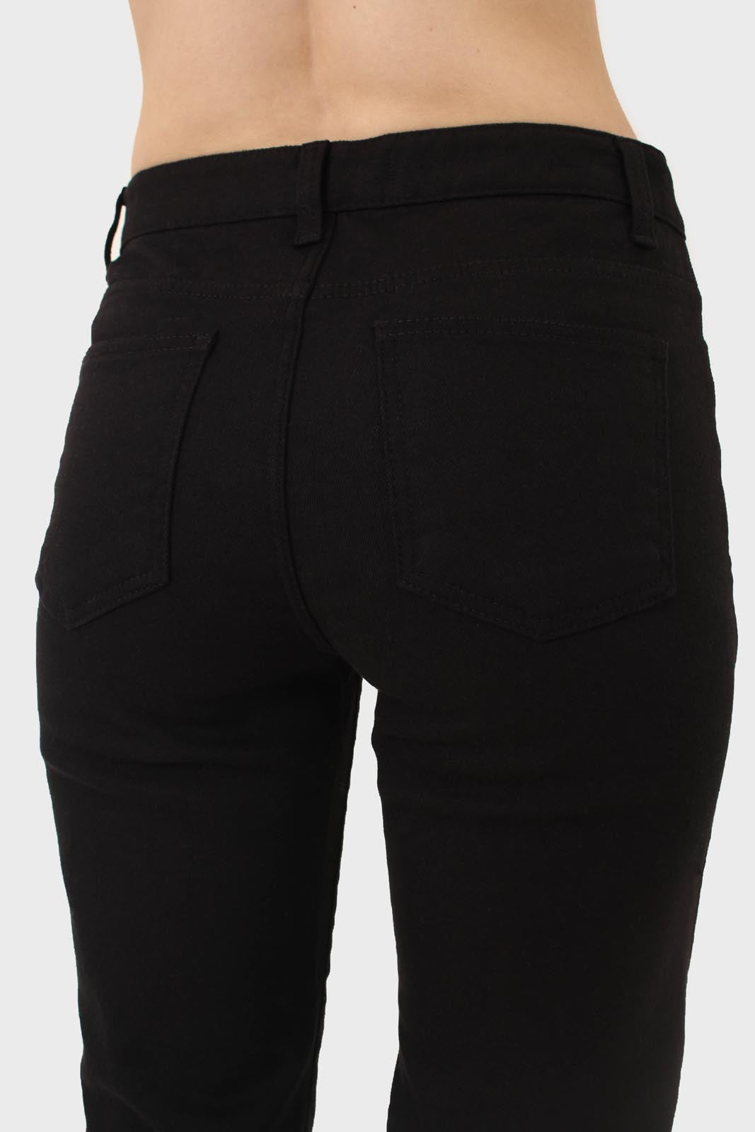 Black cut bottom boyfriend jeans - 2005_4