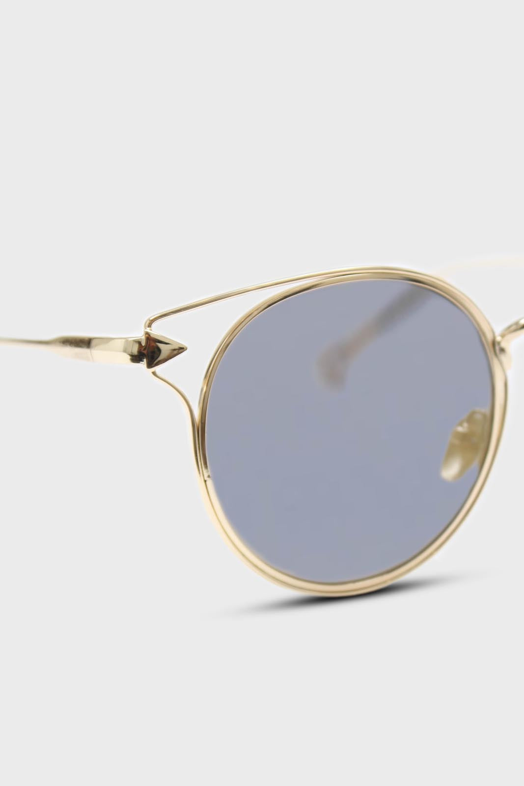 Gold wire rim peek side cateye sunglasses_4