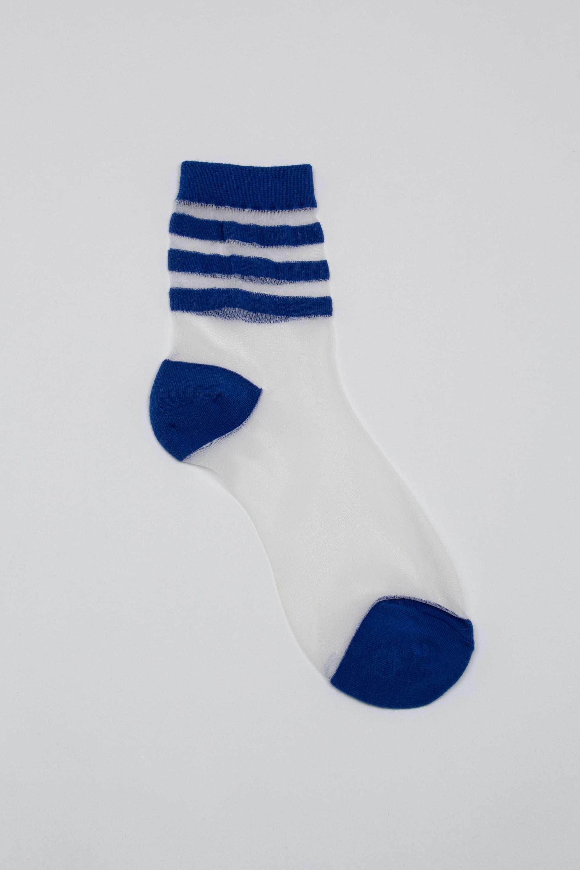 Cobalt sheer triple stripe socks_3