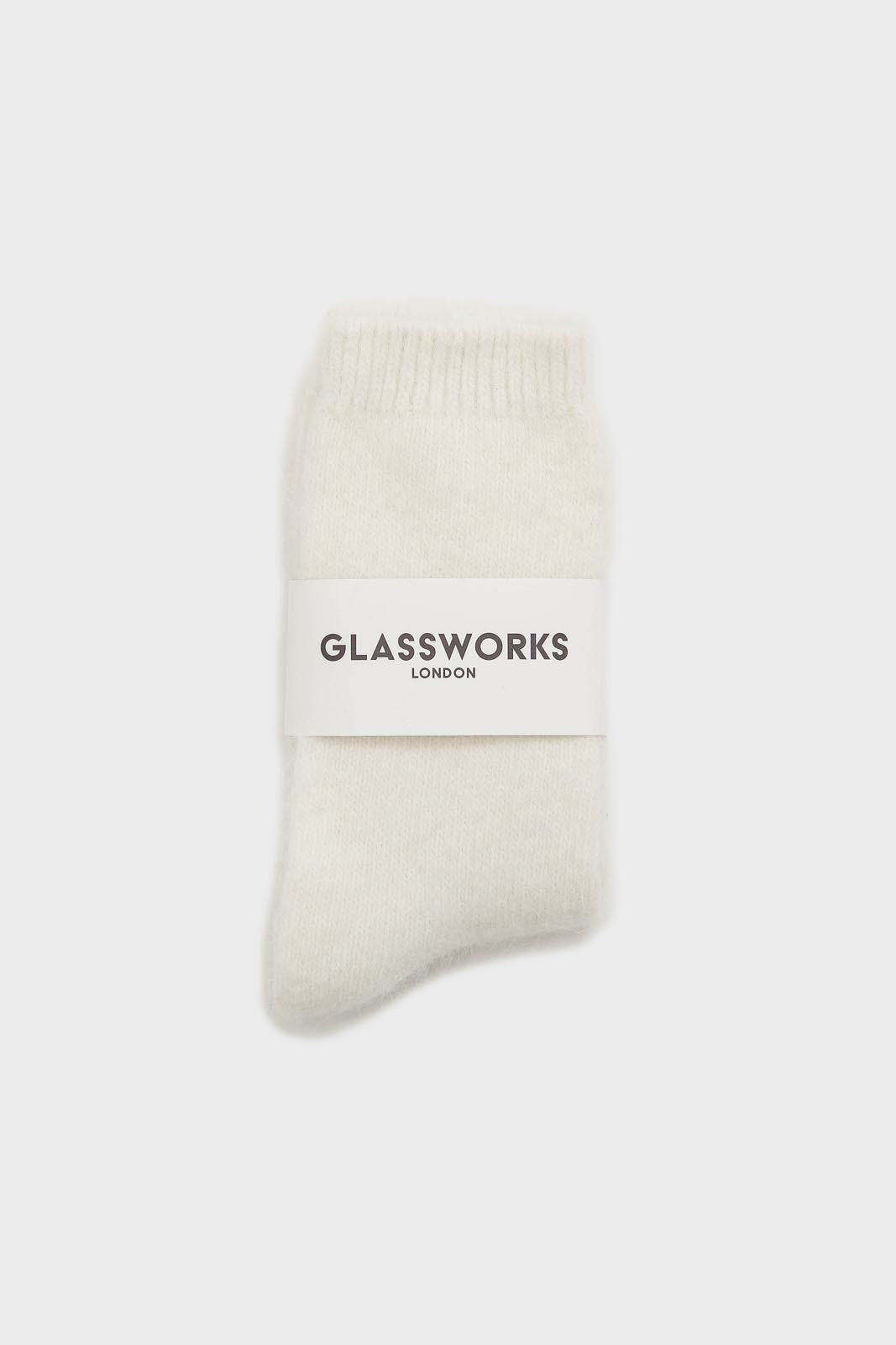 Ivory angora smooth socks_3