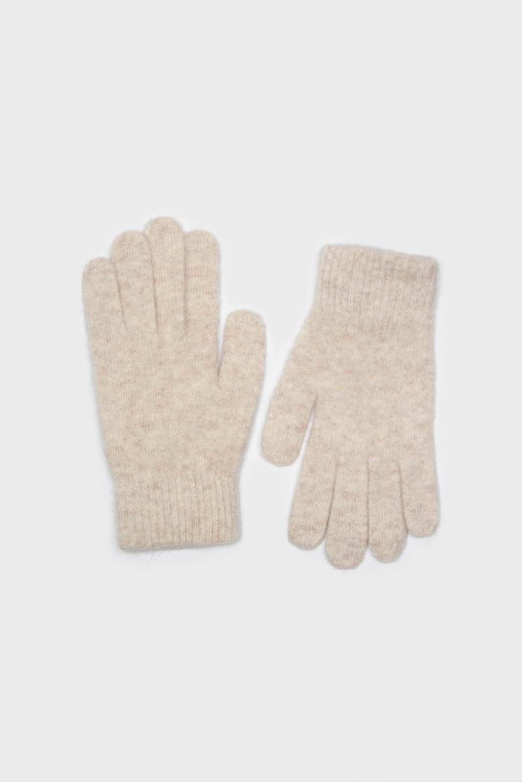 Heather beige mohair gloves_3