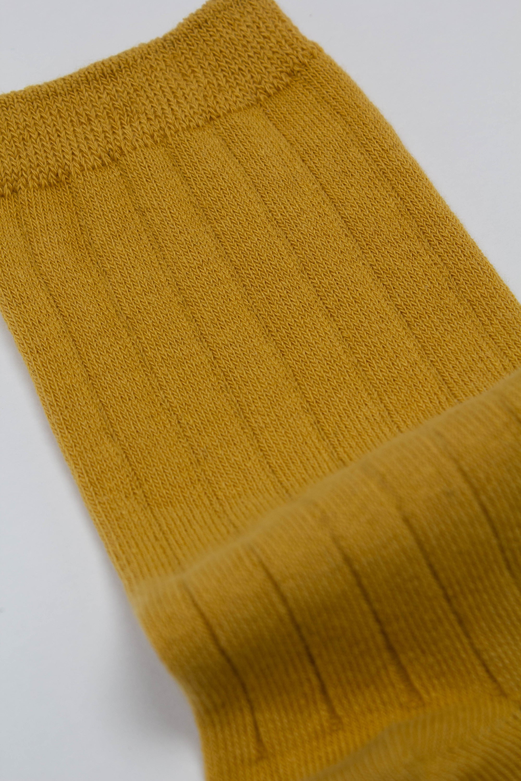 Mustard giant rib socks_7