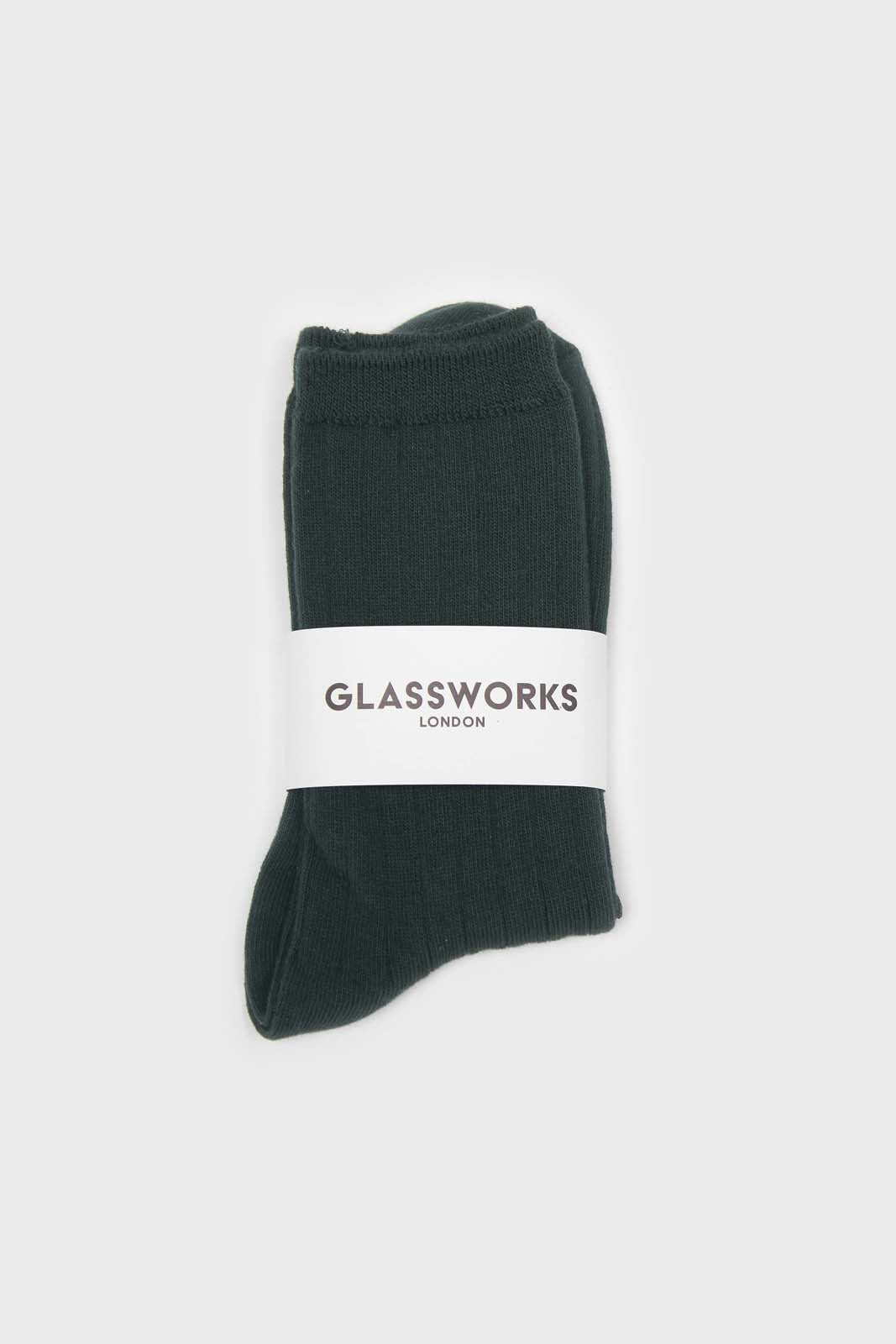 Teal giant rib socks_4