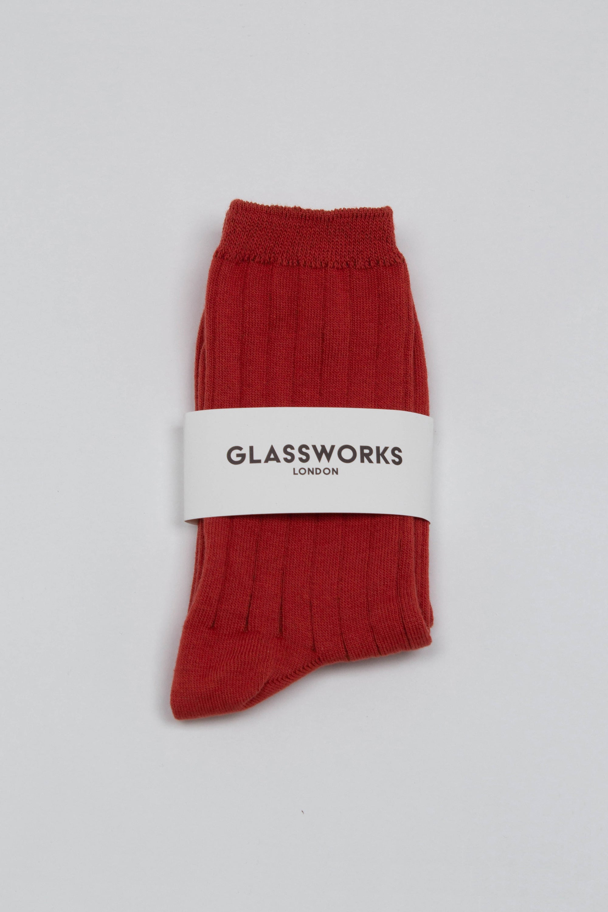 Orange giant rib socks_5