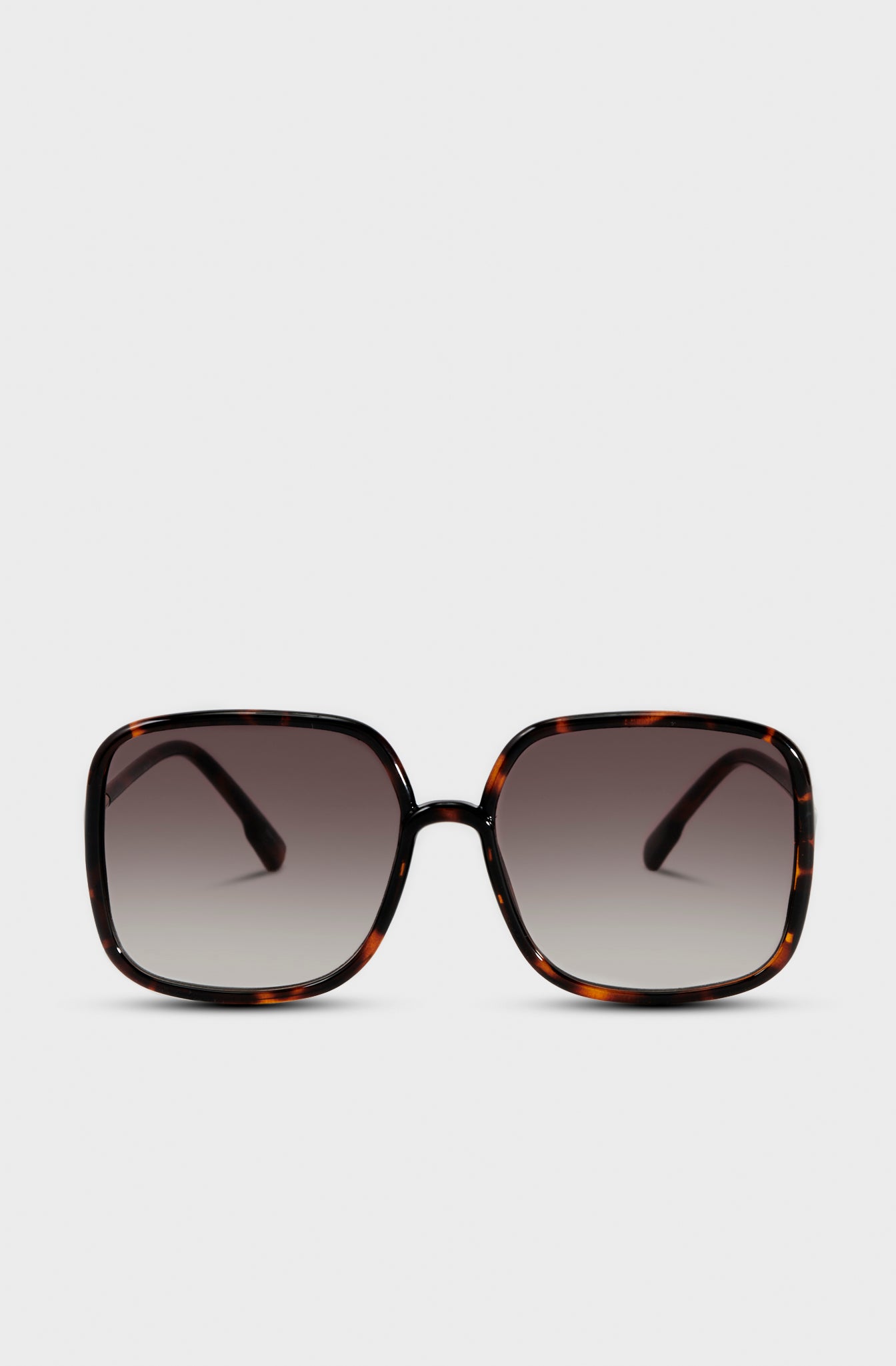 Tortoise shell square frame sunglasses_1