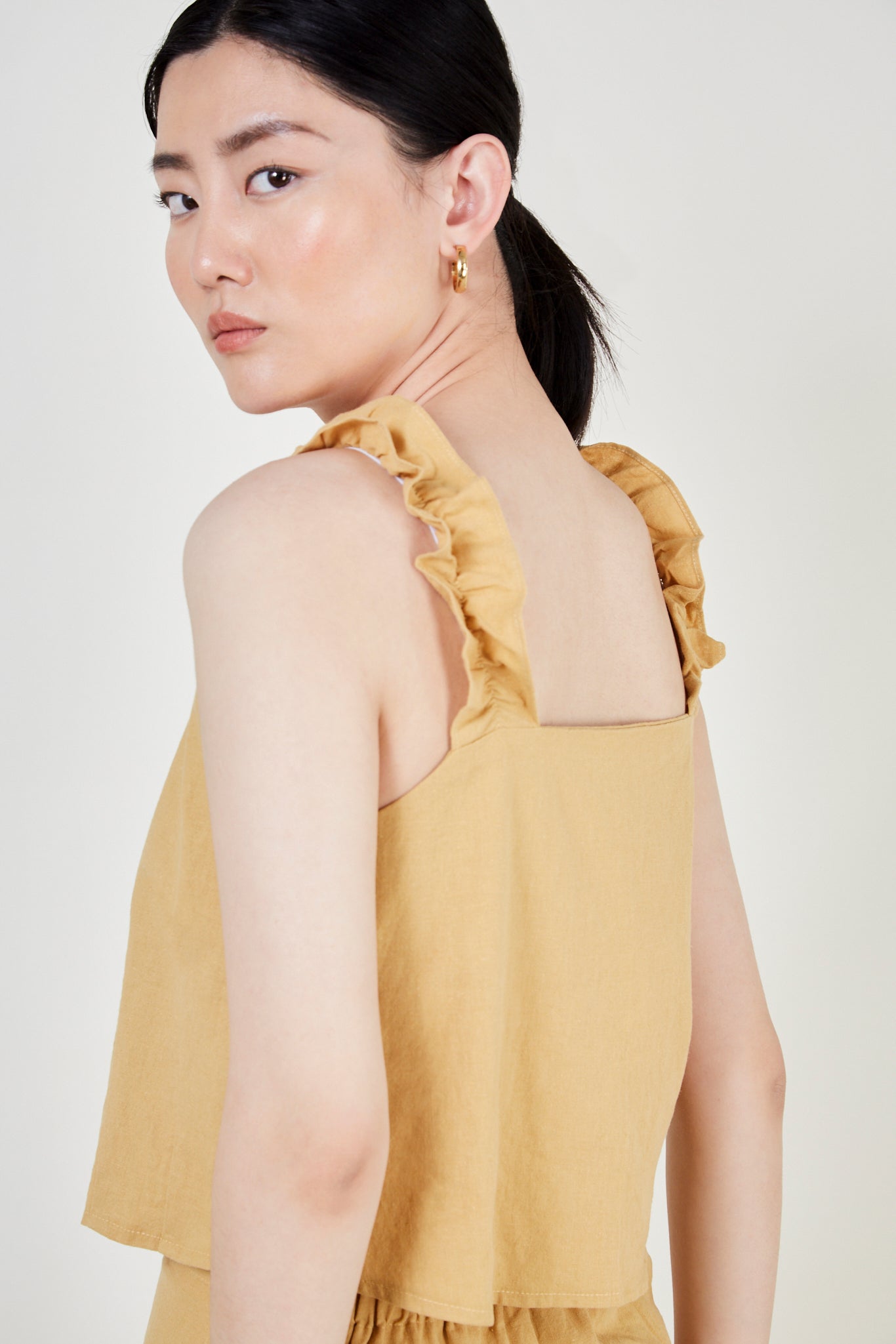 Mustard button front tank_2