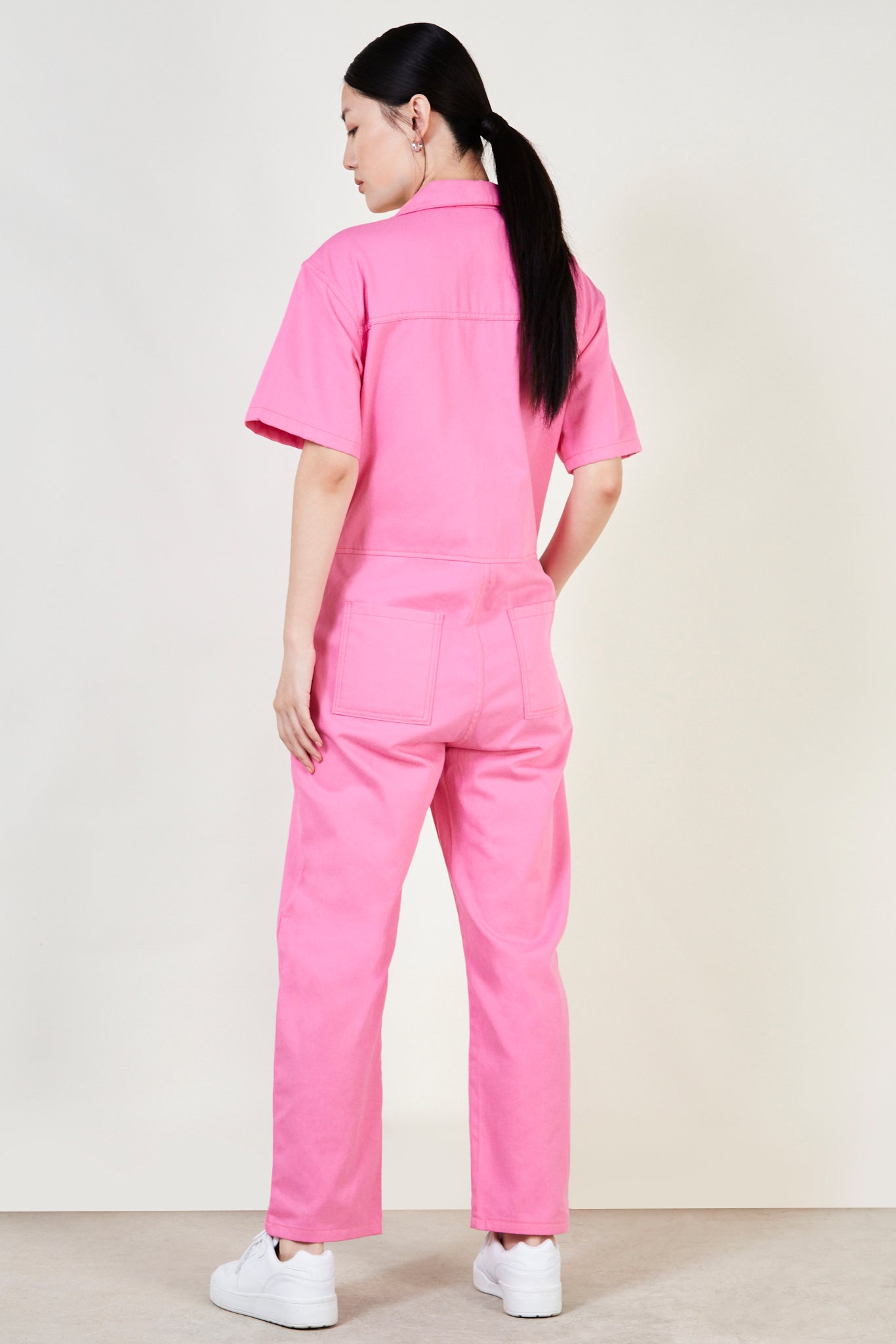Bright pink boiler suit_4
