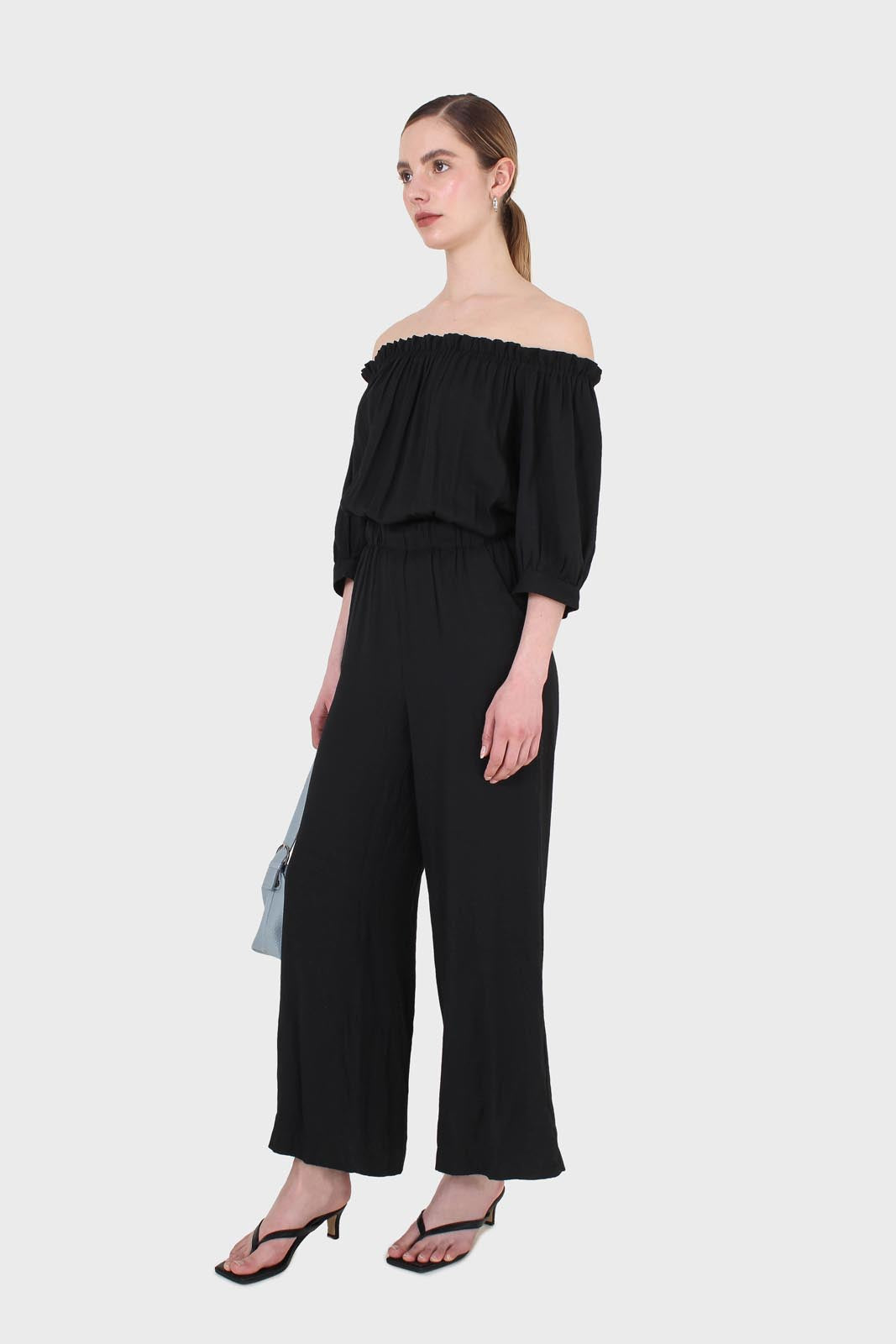 Black off shoulder open back jumpsuit_3
