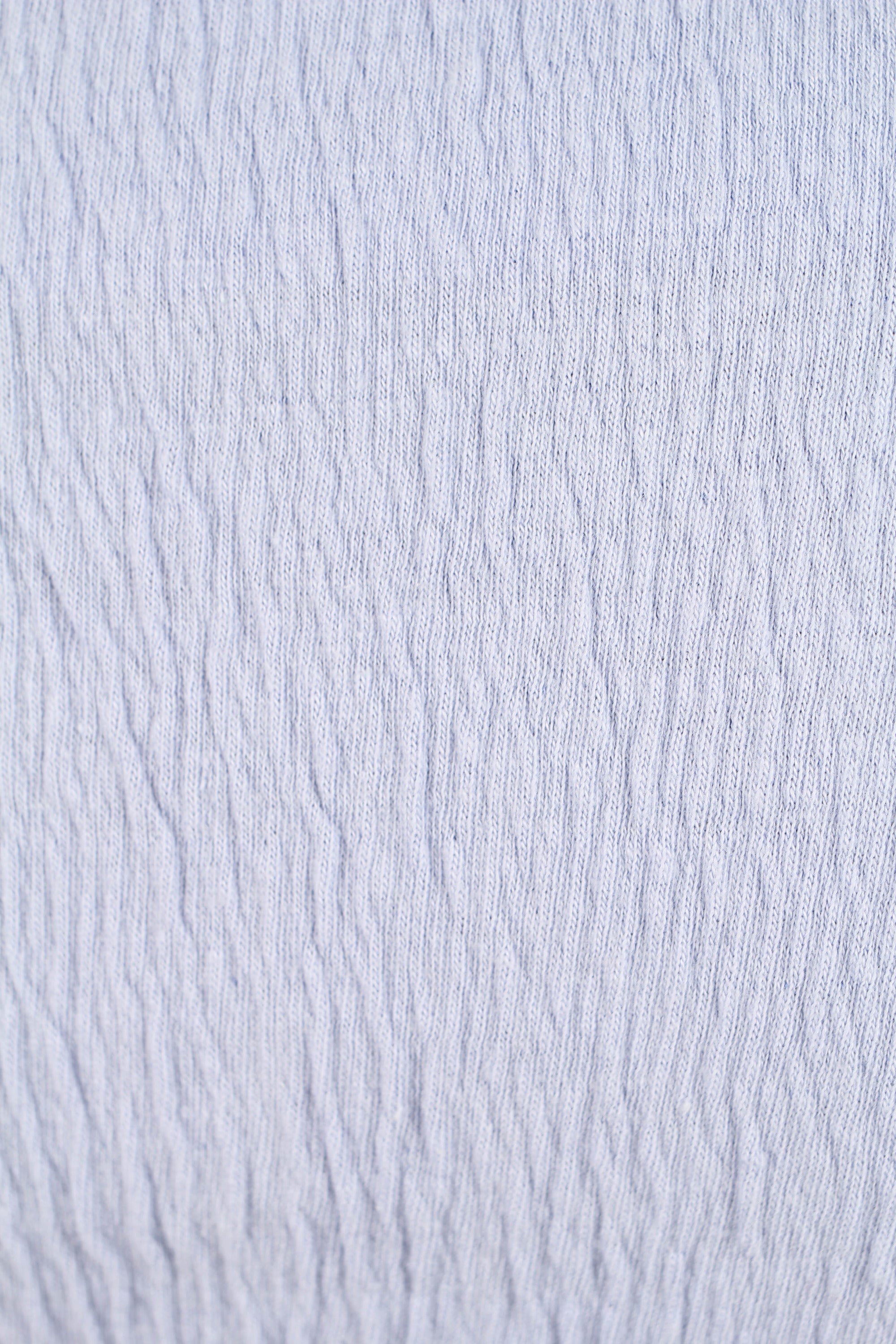 Sky blue off shoulder cropped tee_6