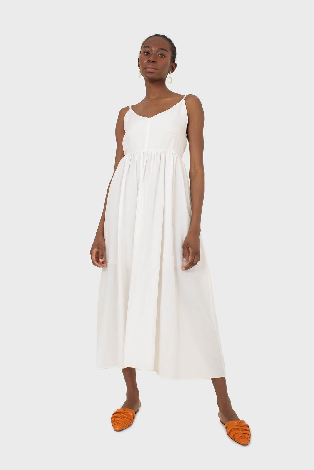 Ivory strappy open back maxi dress_1