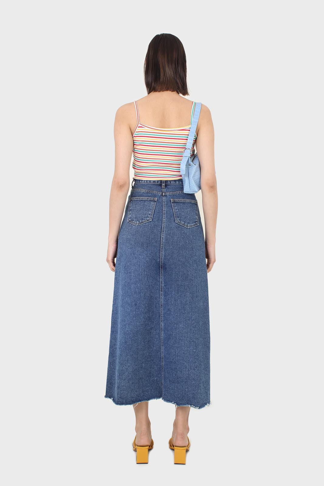 Ivory and green multi striped cropped tank_7