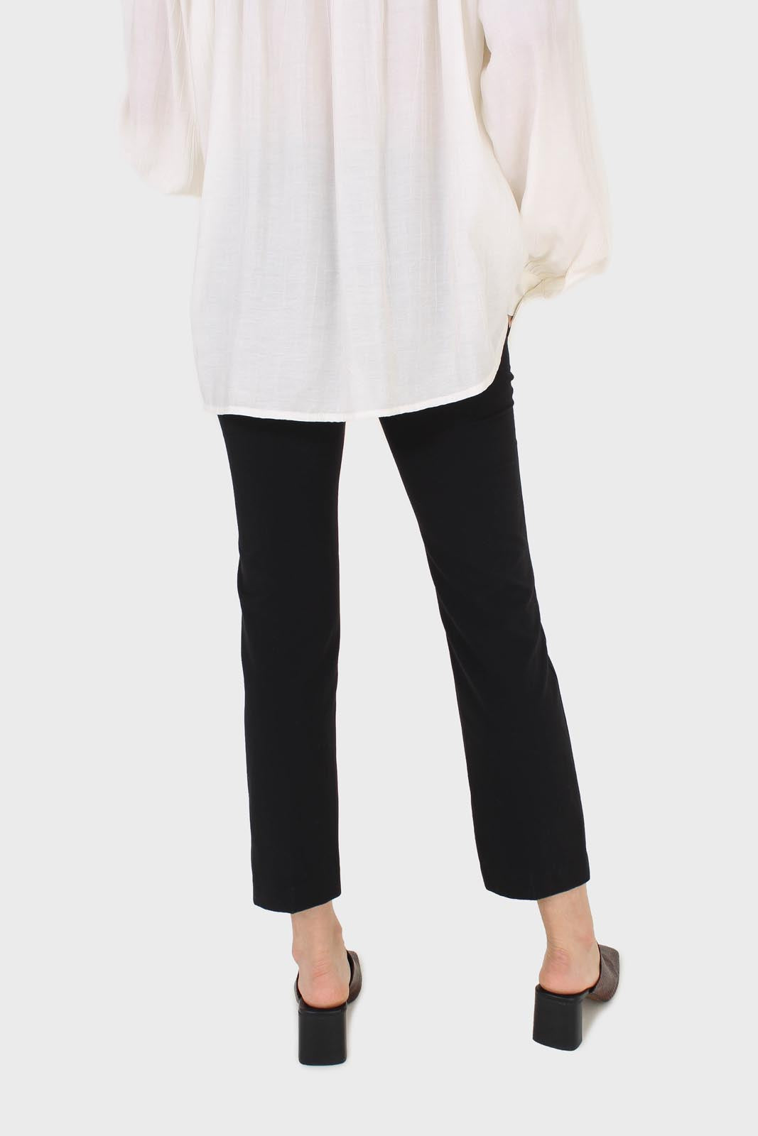 Black side pocket tailored trousers_2