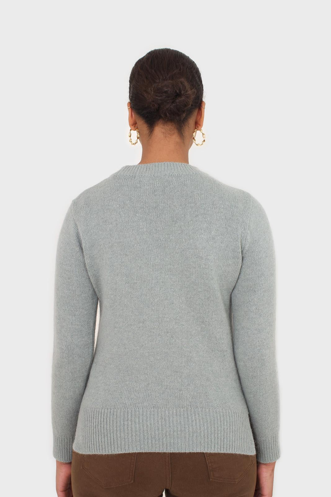 Mint angora crew neck jumper_2