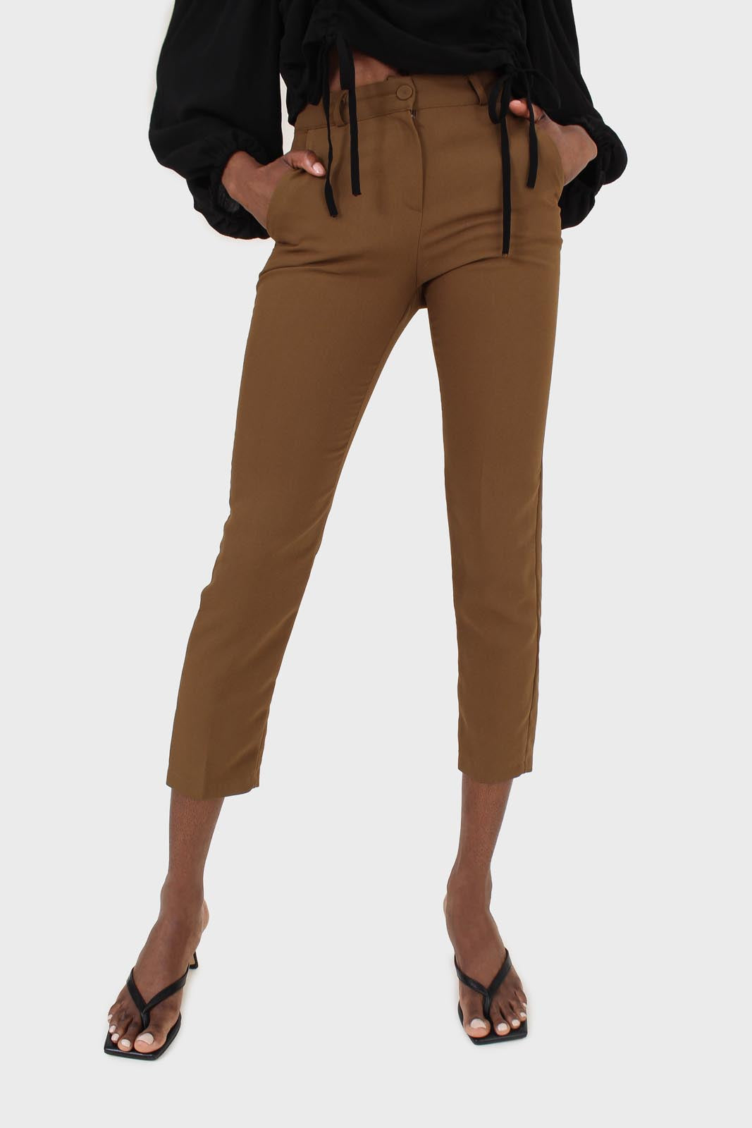 Mustard classic suit trousers_1