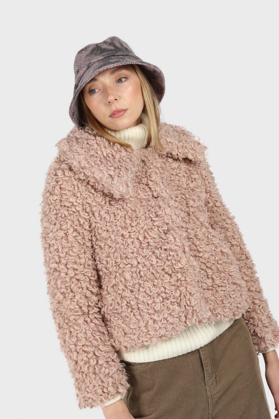 Pale pink poodle fur jacket_5