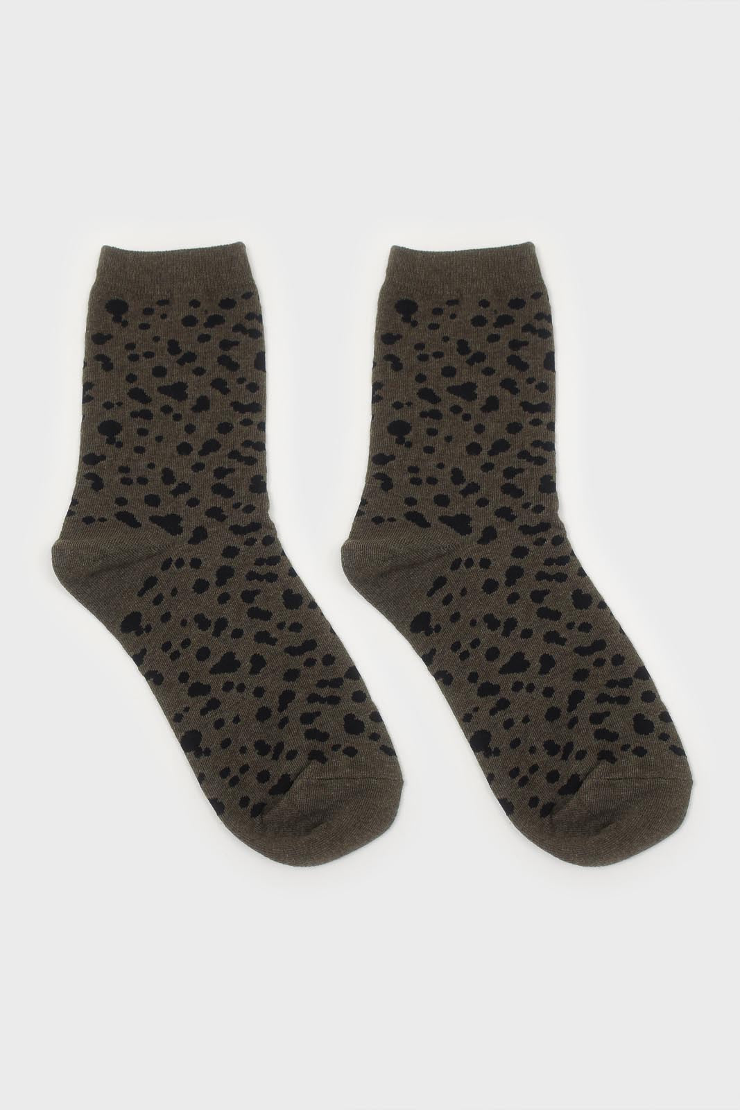 Khaki and black leopard socks_4