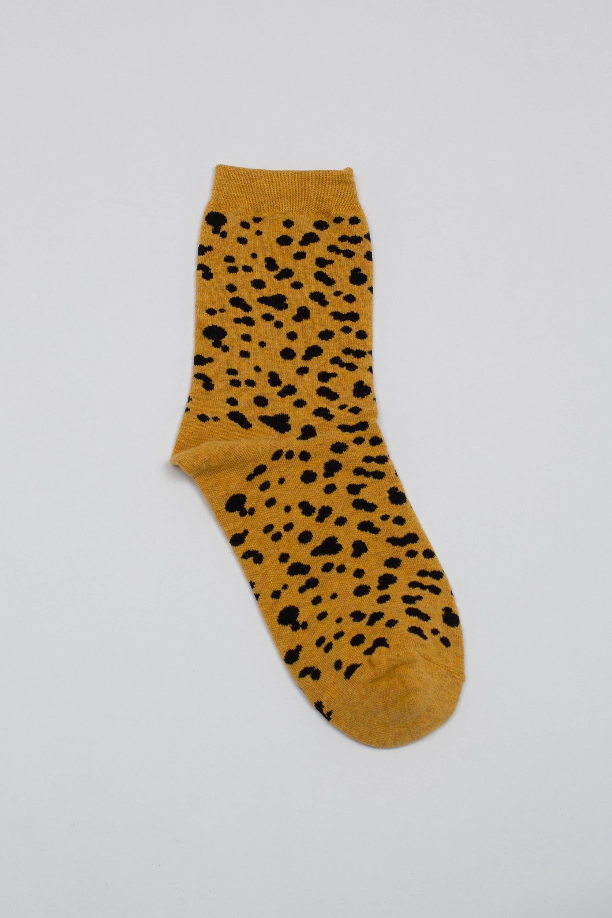 Yellow and black leopard socks_7