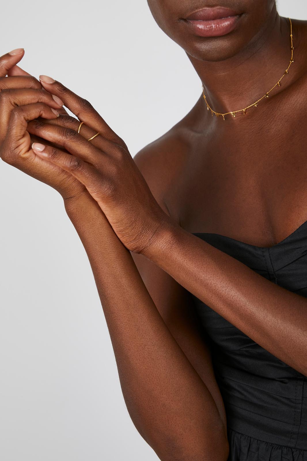 Gold double circle ring_1