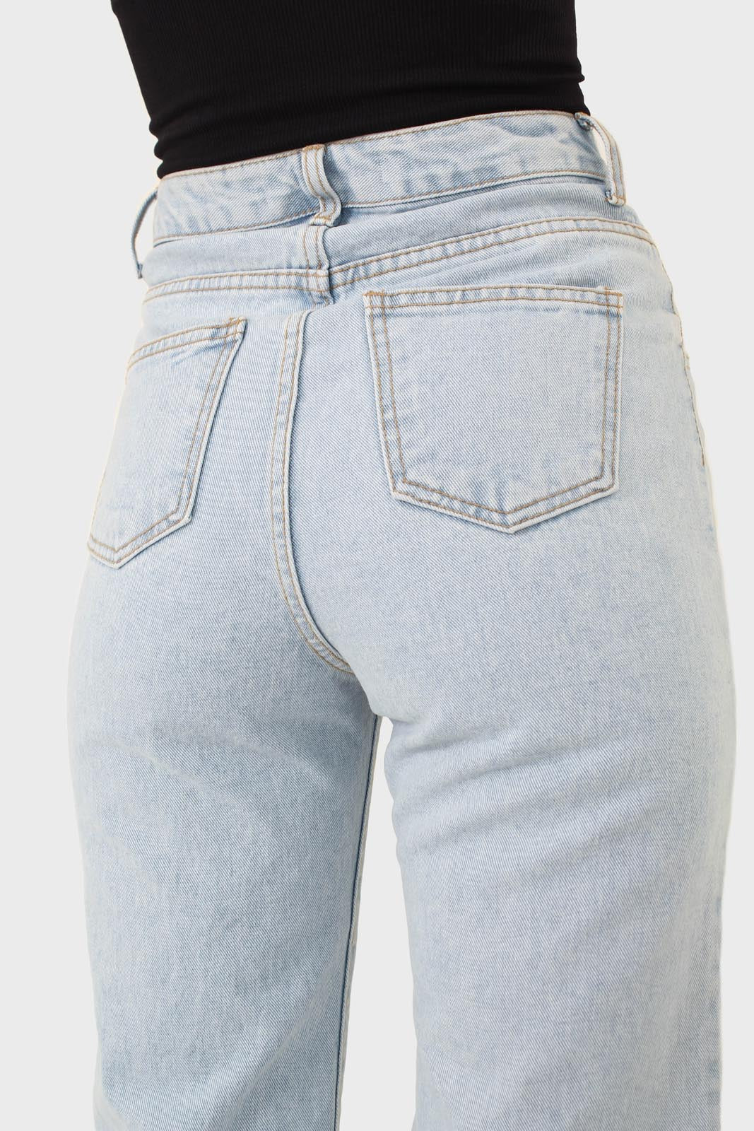 Light blue loose fit panel jeans_5