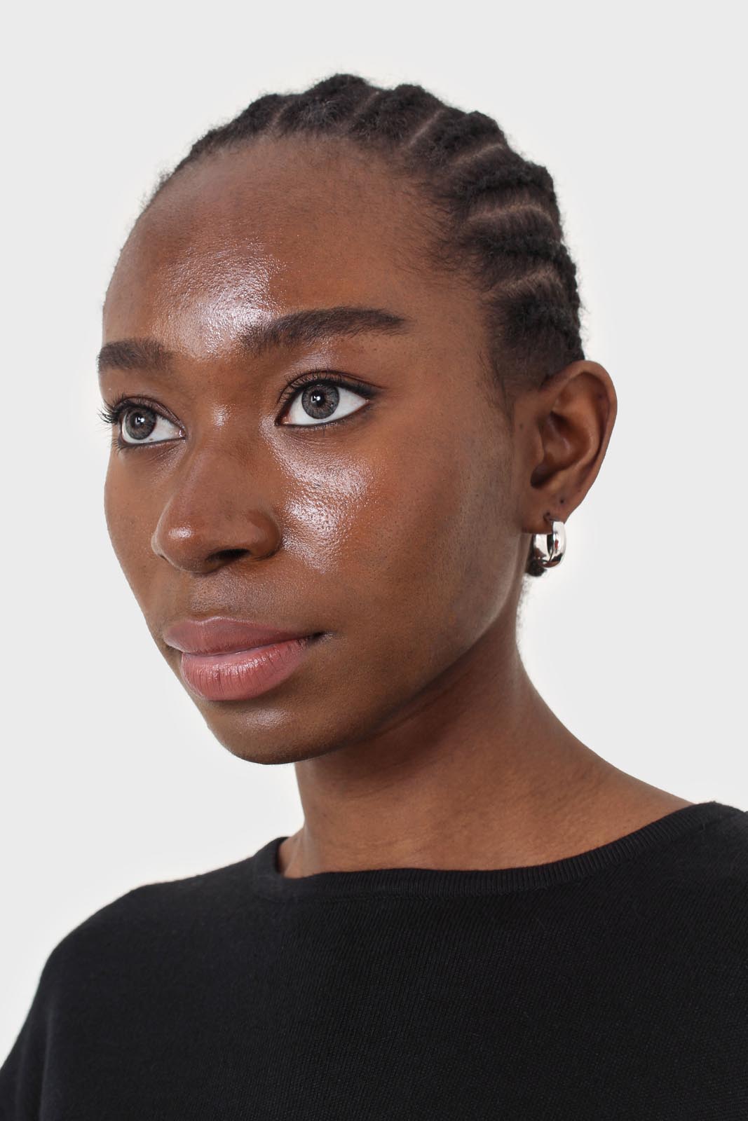 Black short balloon sleeved jumper_8