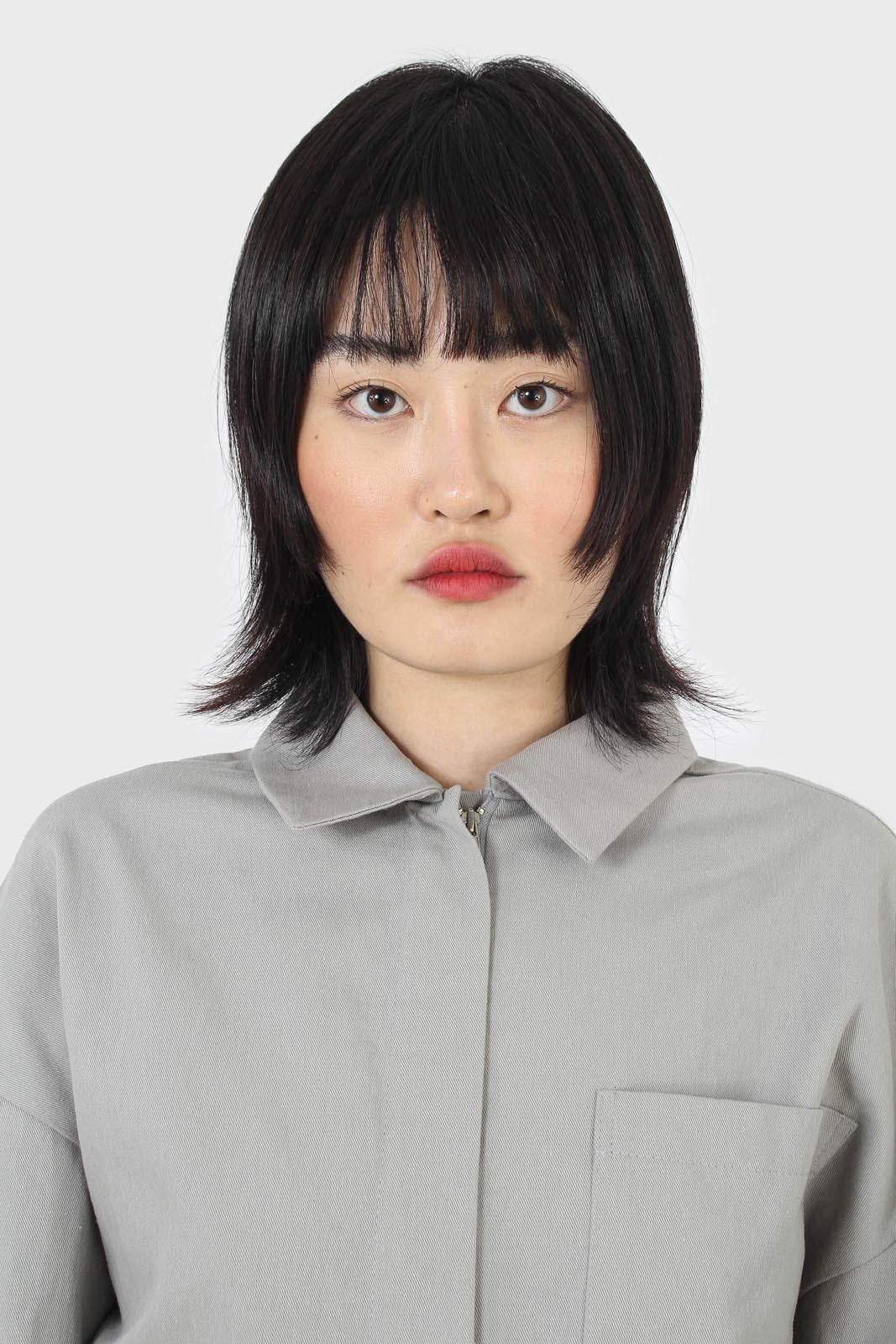 Grey patch pocket belted boilersuit_3