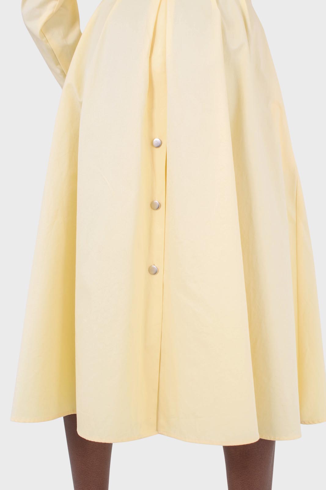 Lemon button front utility maxi dress_5