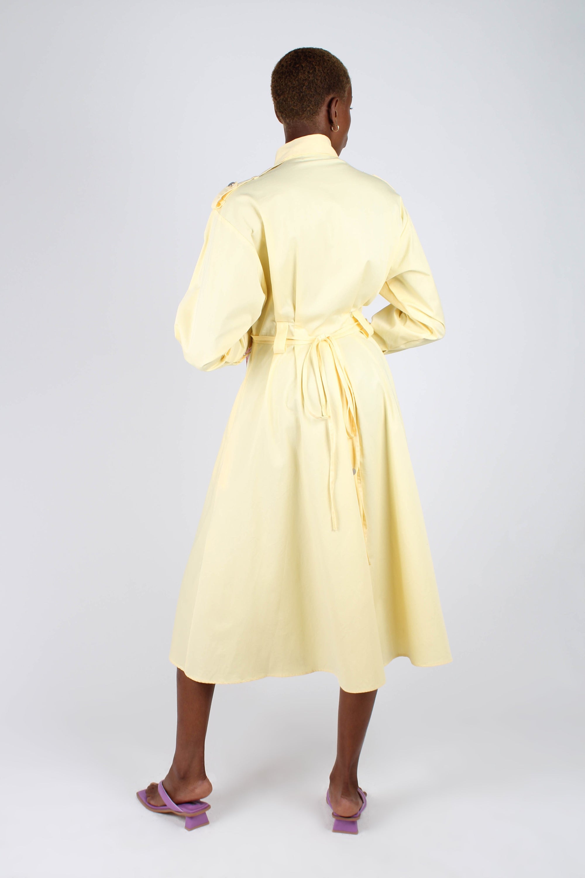 Lemon button front utility maxi dress_15