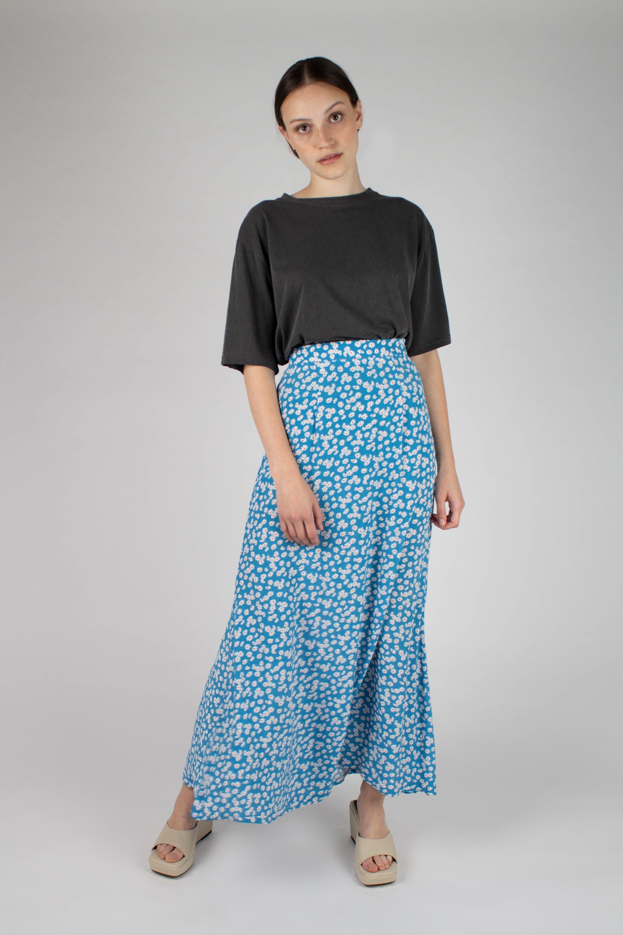 Charcoal loose fit t-shirt - set_5