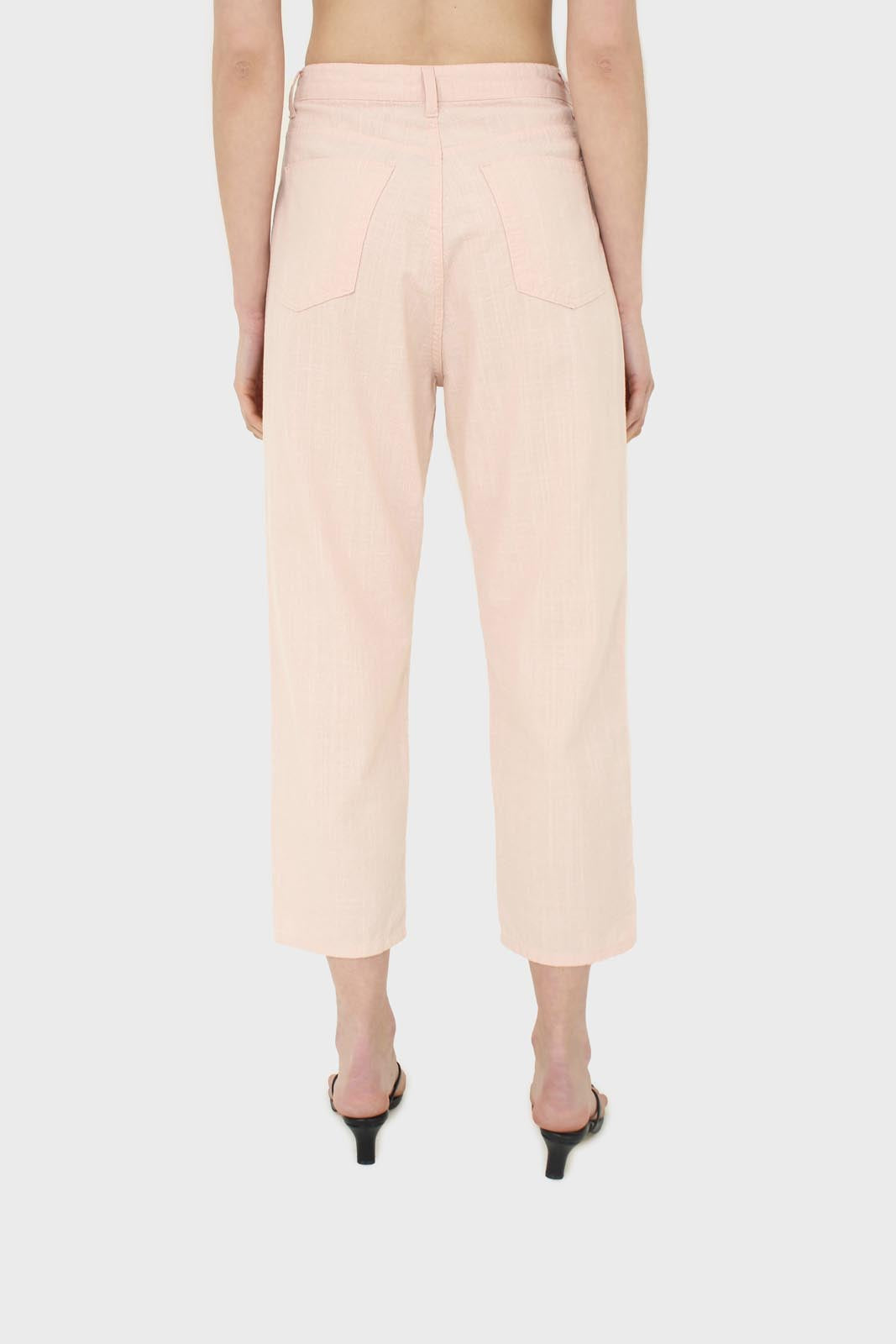 Pale pink loose fit boyfriend jeans - 3676_2