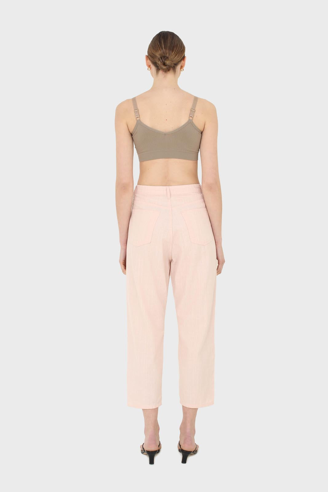 Beige ribbed bra top_11