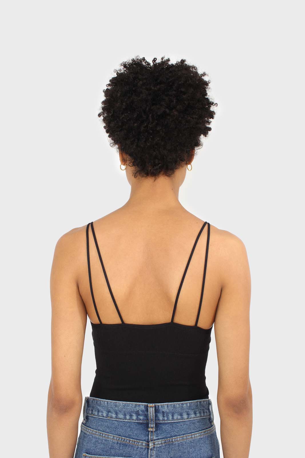 Black ribbed tank top_2