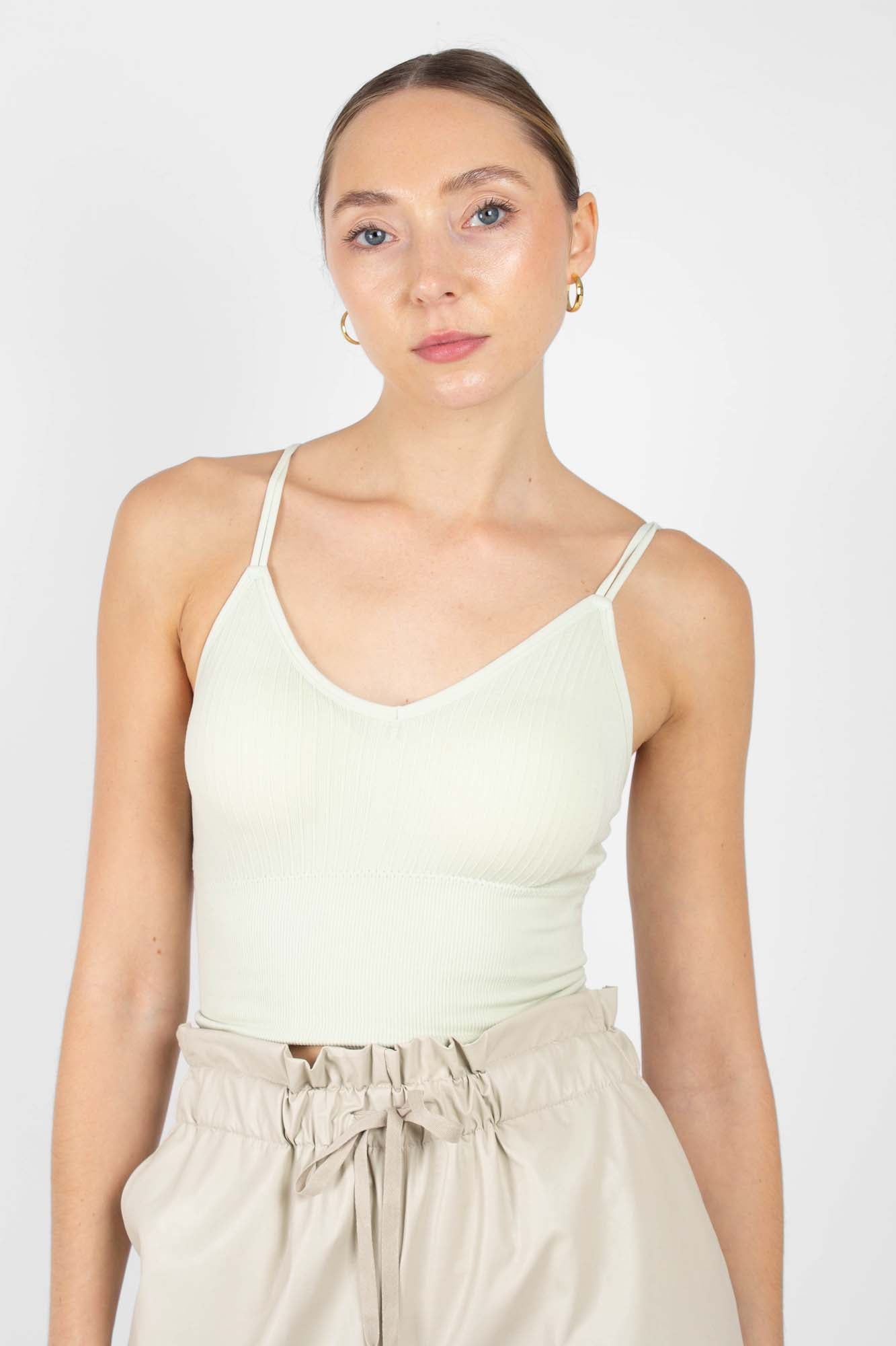 Mint ribbed tank top_2