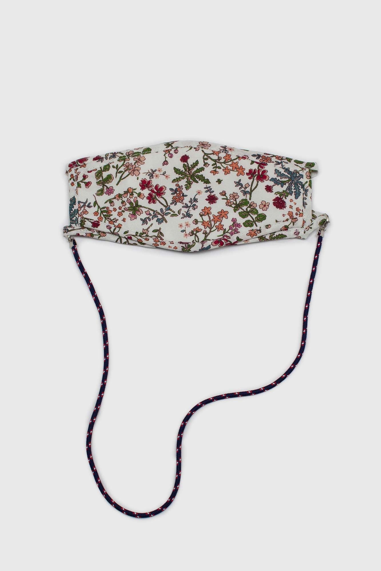 Navy, red and white face mask holder_1