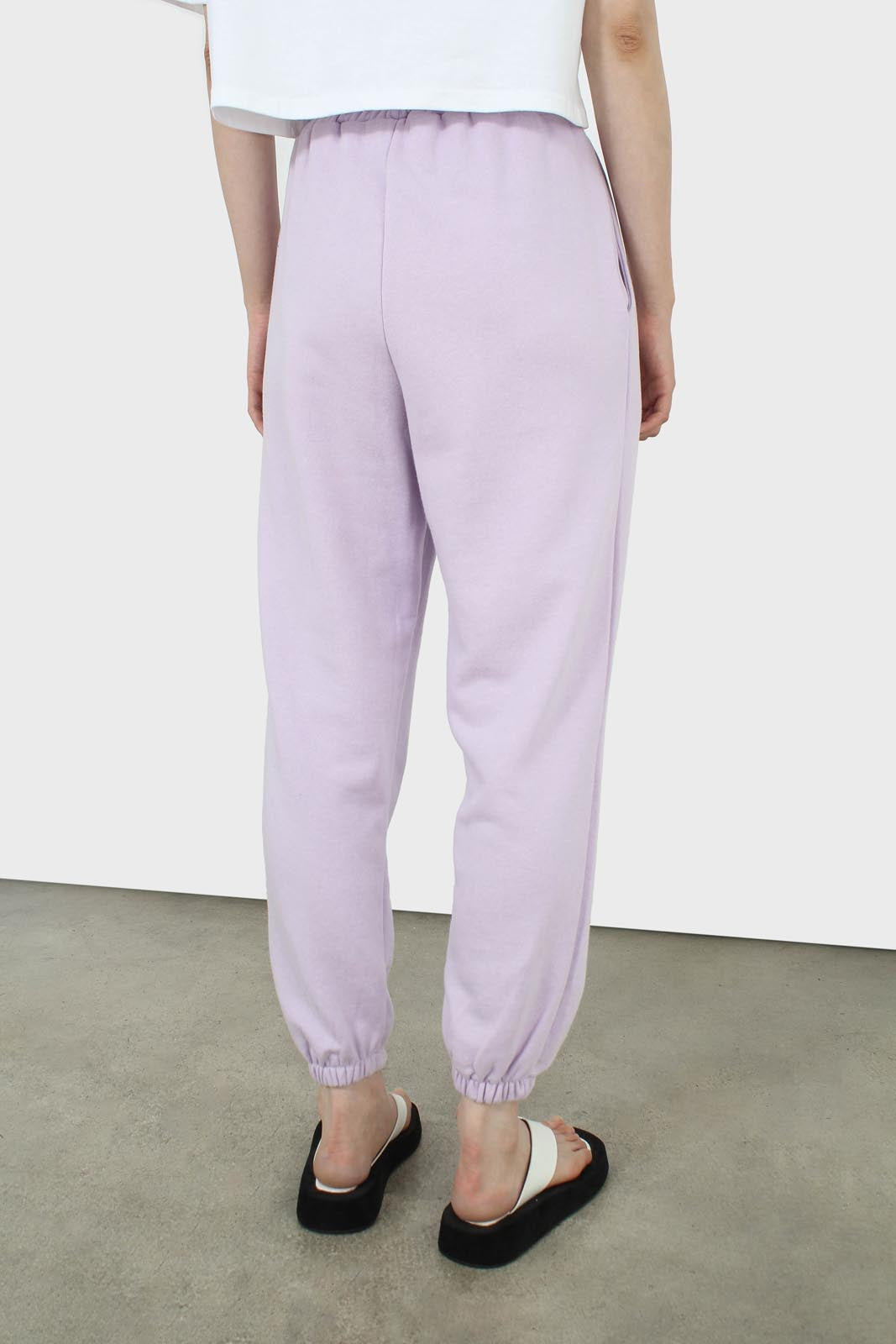 Lilac loose fit sweatpants - set_3