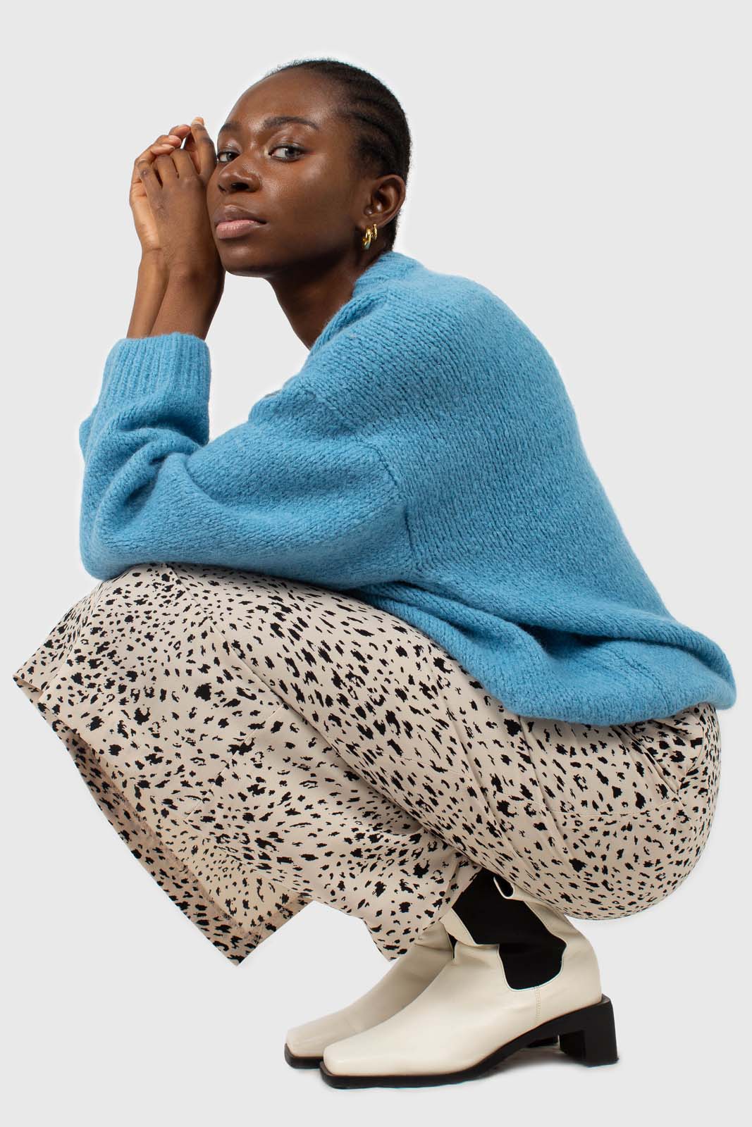 Bright blue oversized crew neck jumper_6
