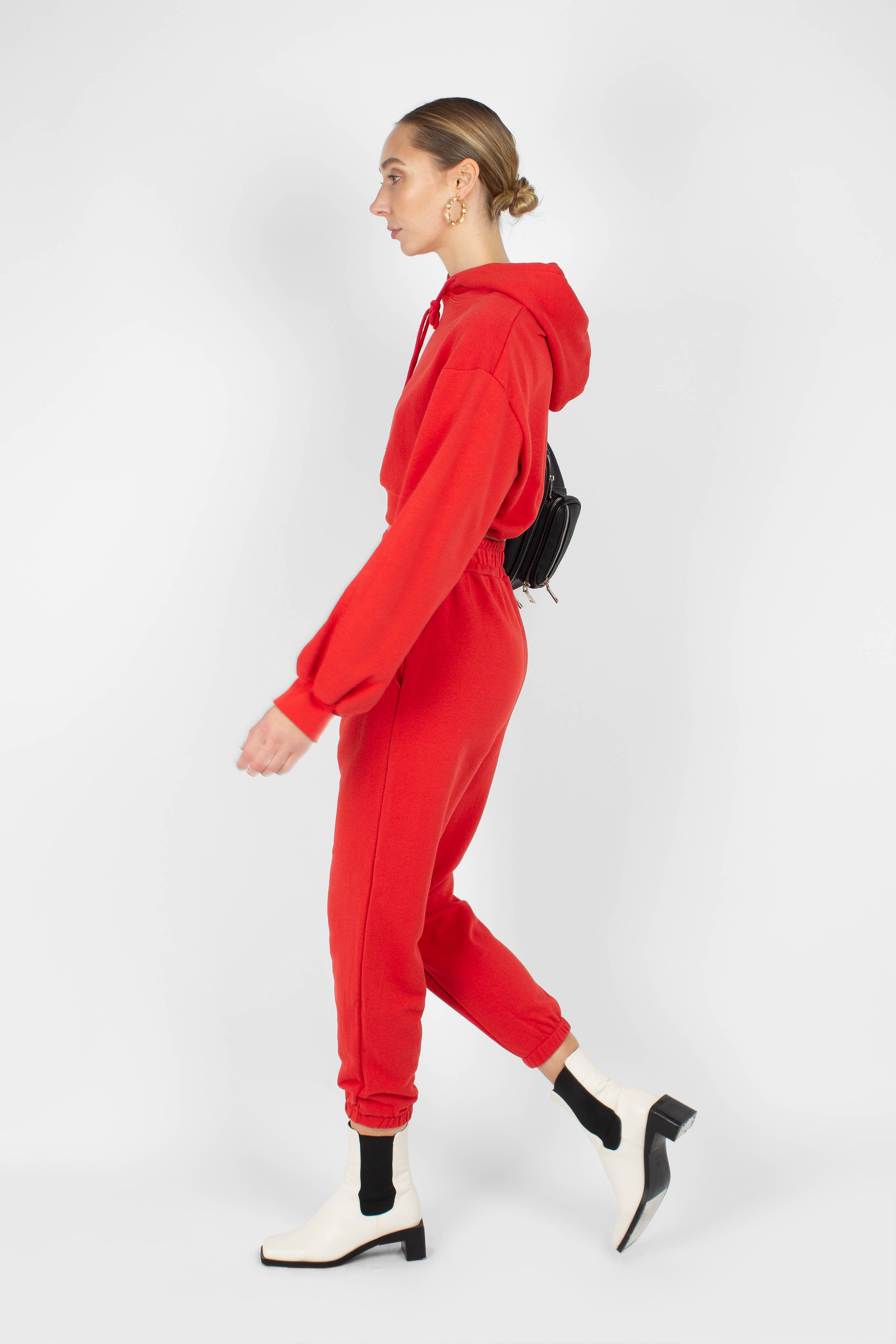Red loose fit sweatpants - set_4
