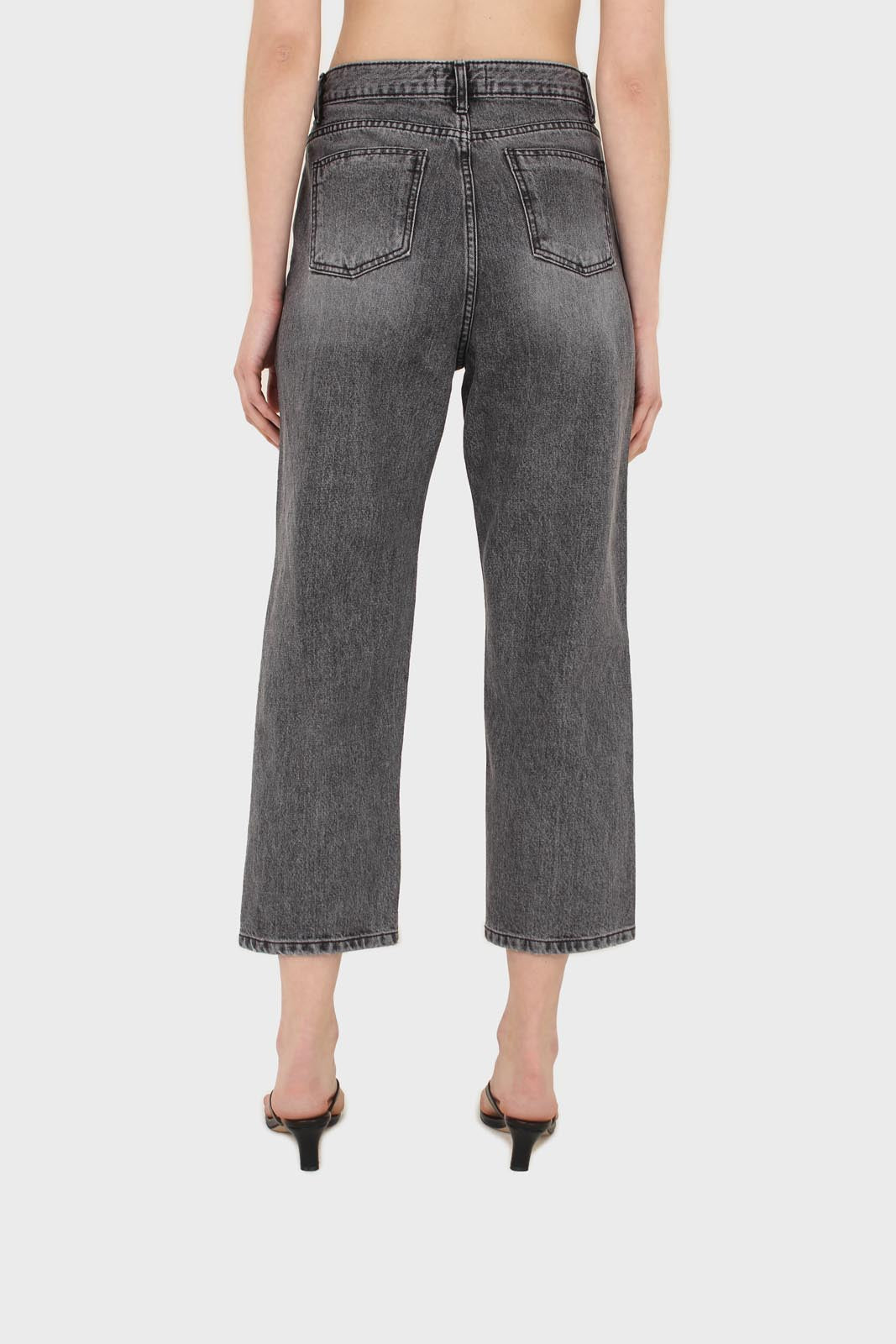 Grey washed mom jeans - 1335_3