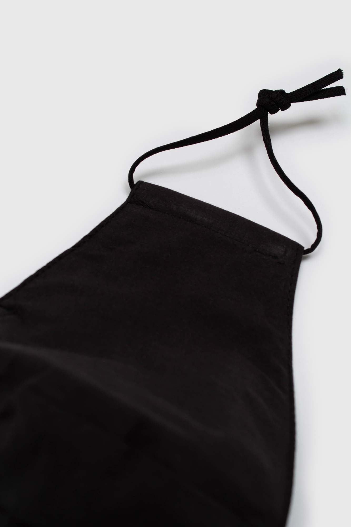 Black cotton face mask_1