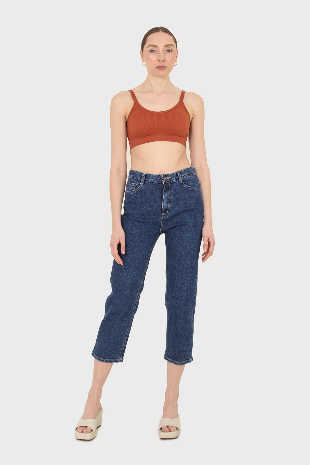 Mid blue straight jeans - 1208_7