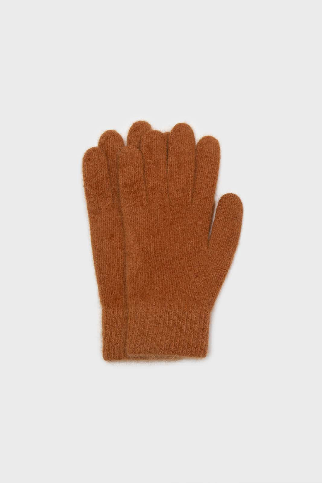 Camel mohair gloves_2