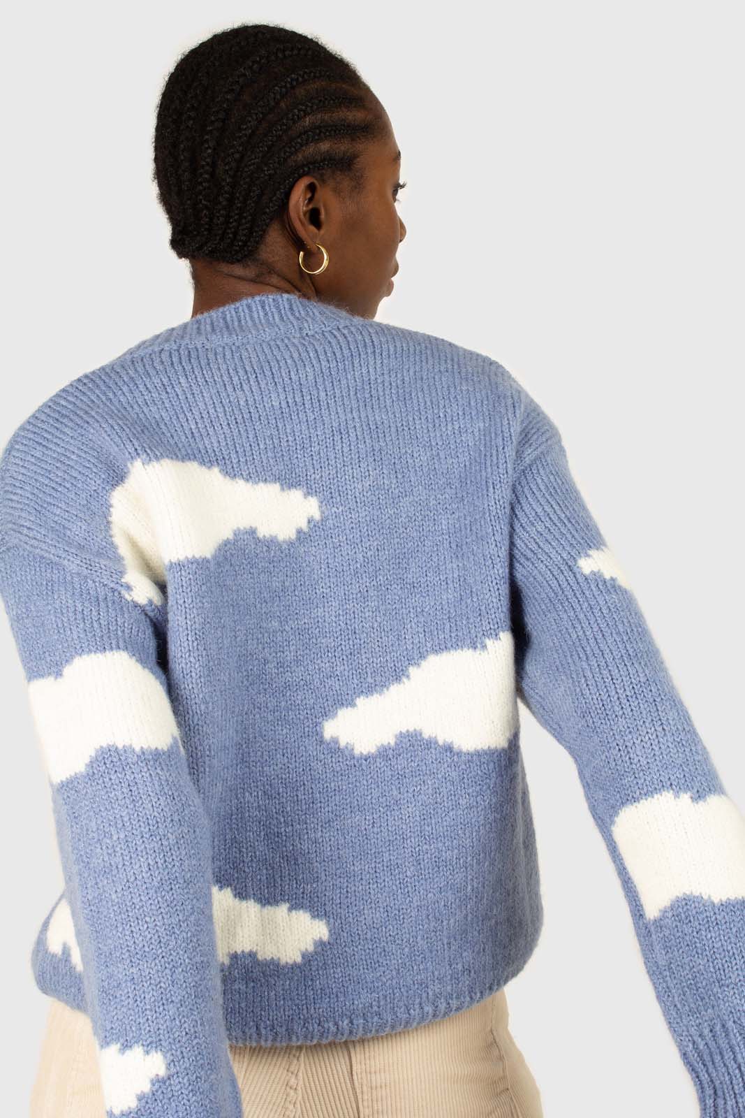Blue and white intarsia cloud wool blend jumper_5