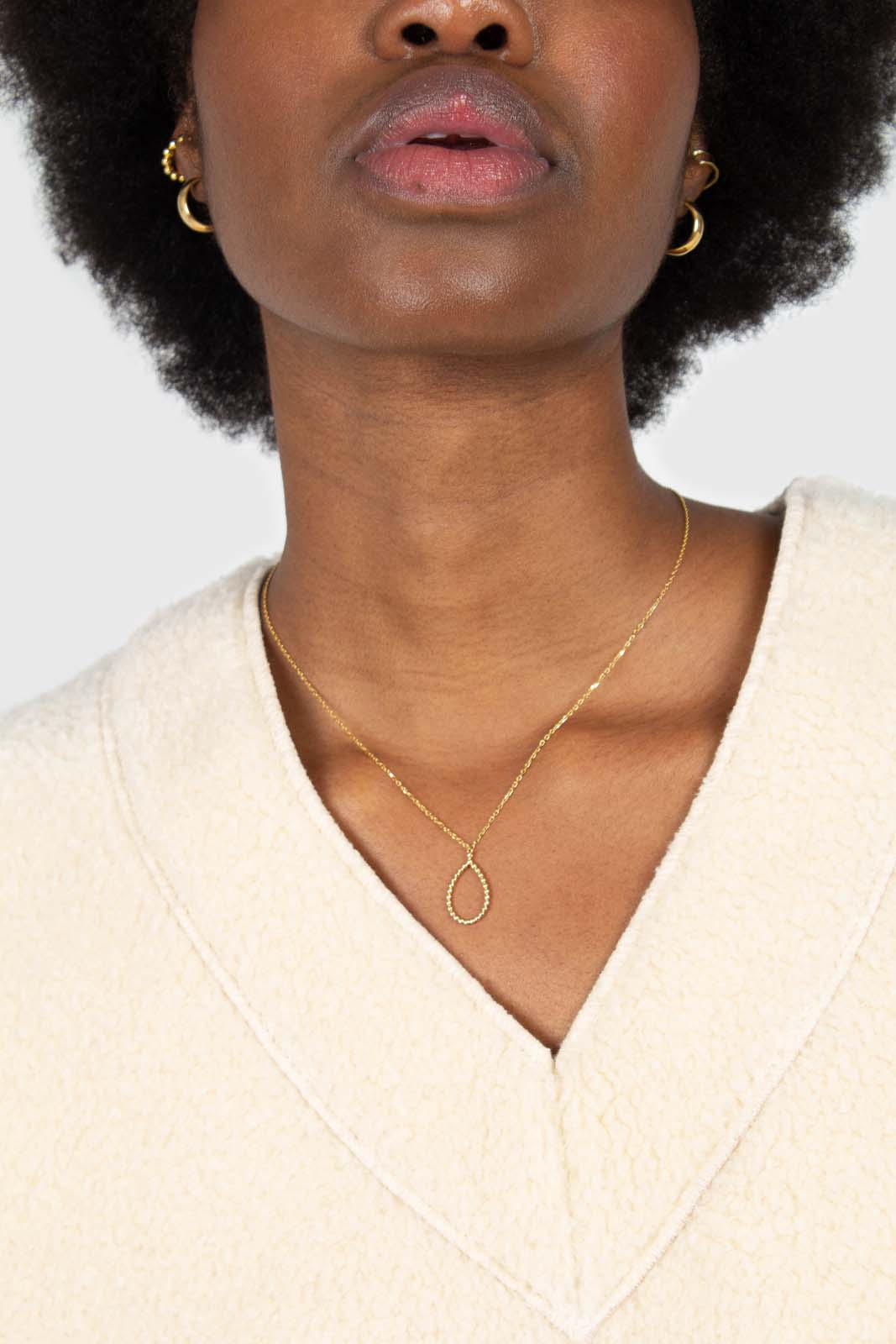 Ivory teddy oversized gilet_6